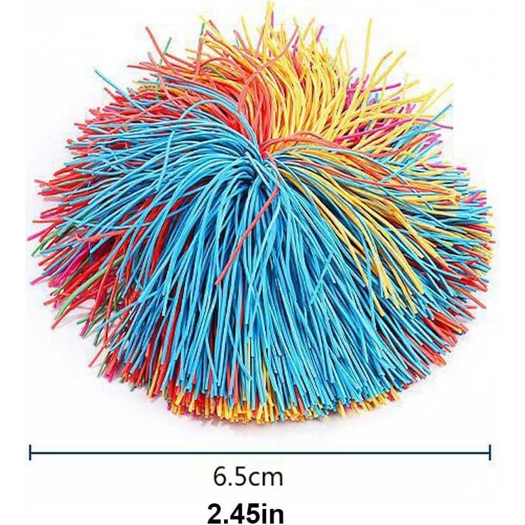 16 Pelotas Sensory Fidget Stringy Zankao Multicolor 15.8 cm
