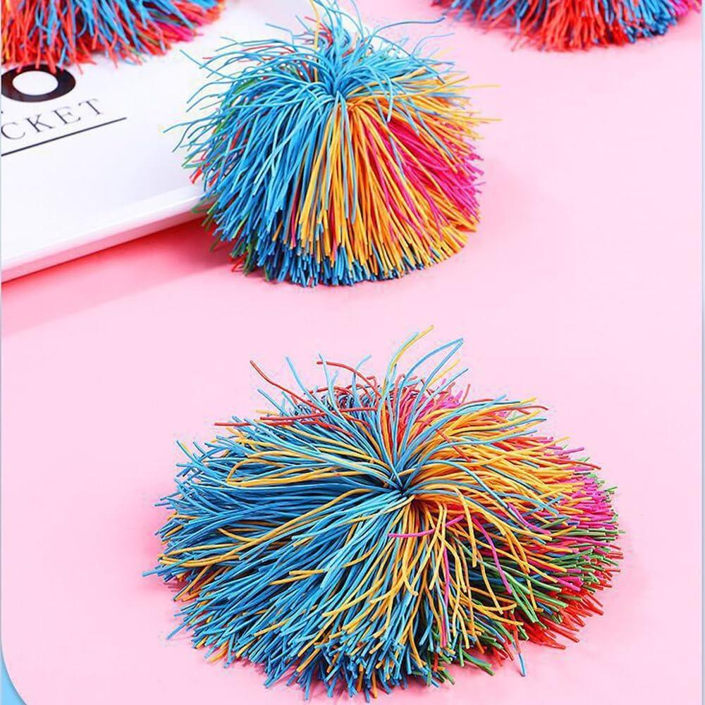 16 Pelotas Sensory Fidget Stringy Zankao Multicolor 15.8 cm