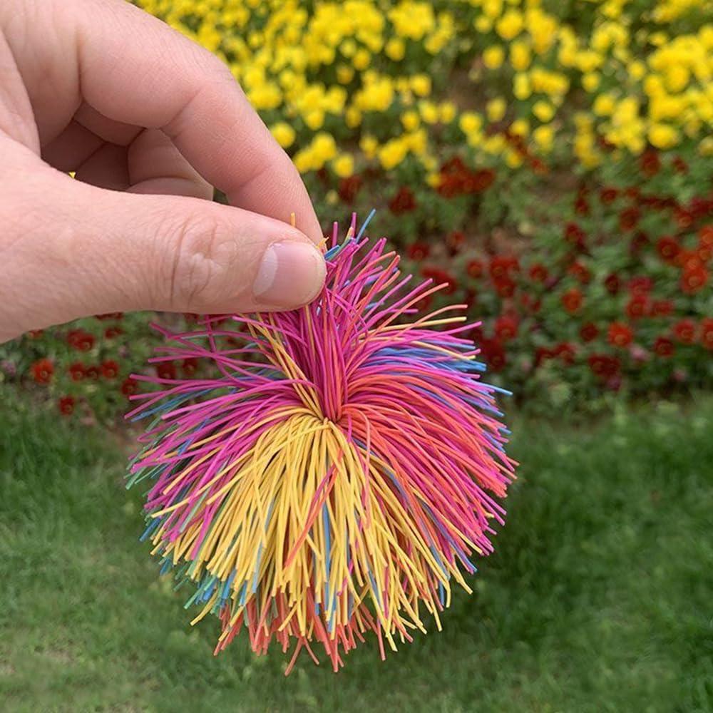 16 Pelotas Sensory Fidget Stringy Zankao Multicolor 15.8 cm