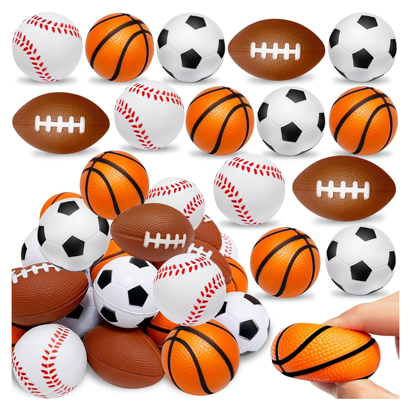 28 Pelotas Antiestrés Deportivas AMENON - Fútbol, Baloncesto, Béisbol