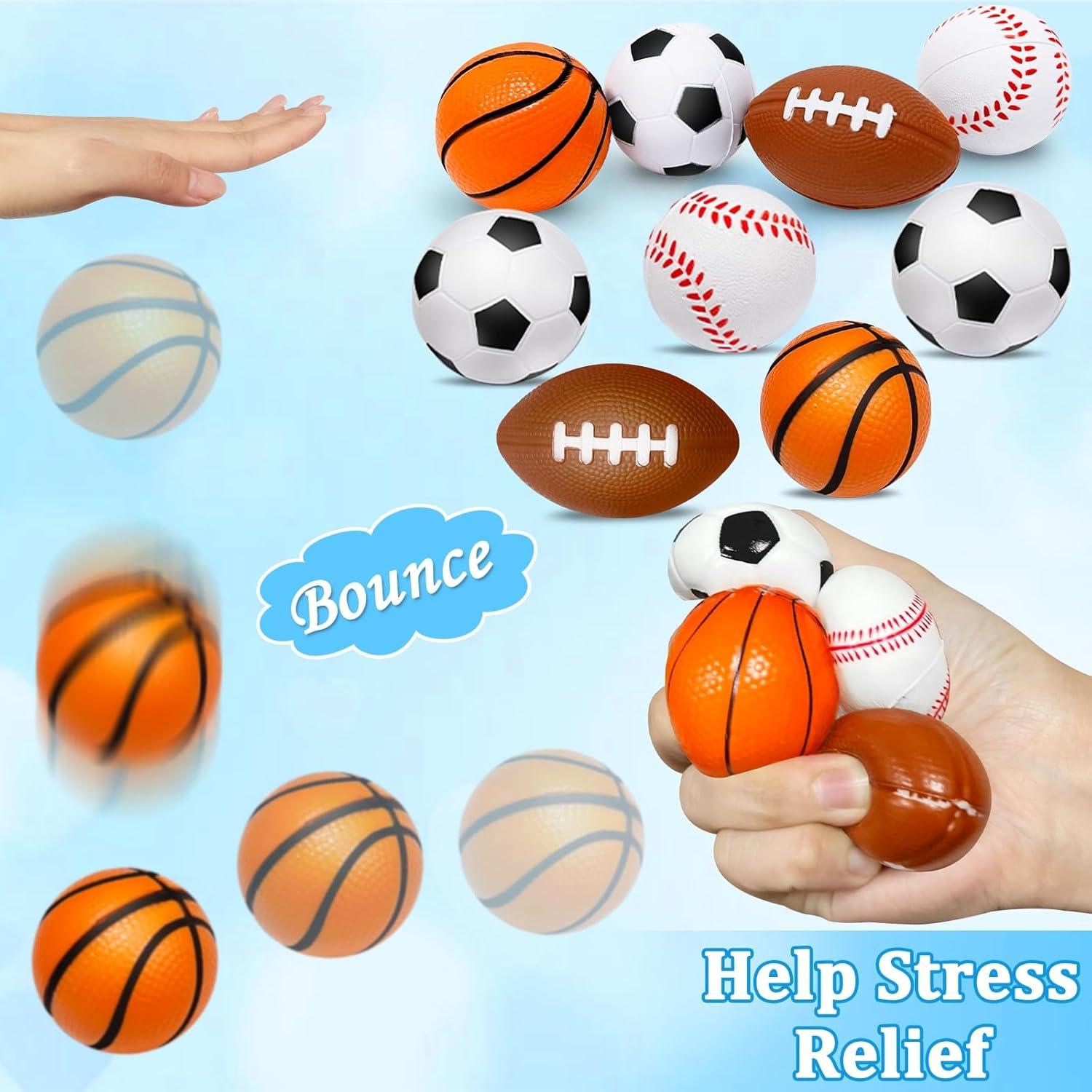 28 Pelotas Antiestrés Deportivas AMENON - Fútbol, Baloncesto, Béisbol