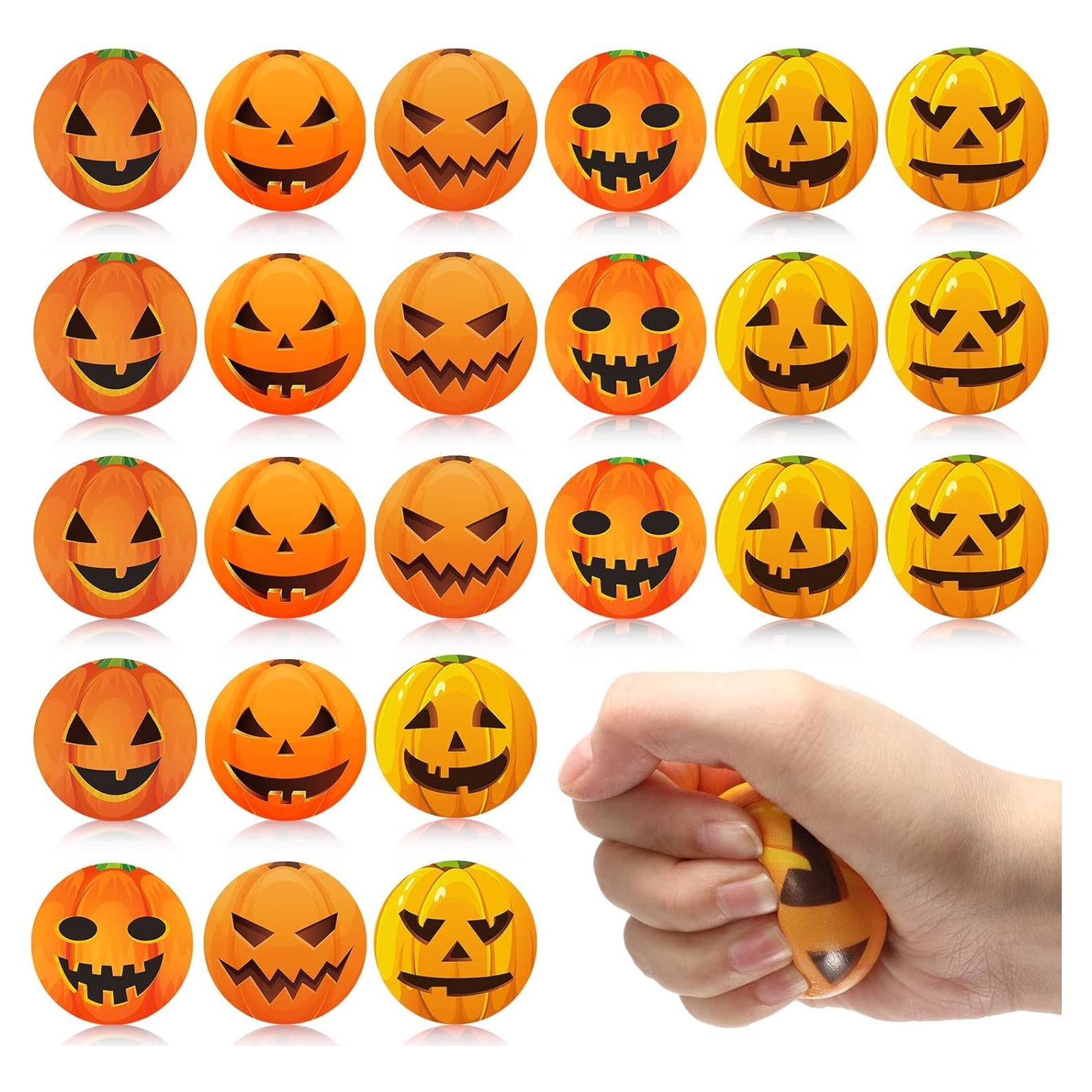 Bolas de Estrés de Calabaza Halloween Cindeer 42 Pcs Alivio