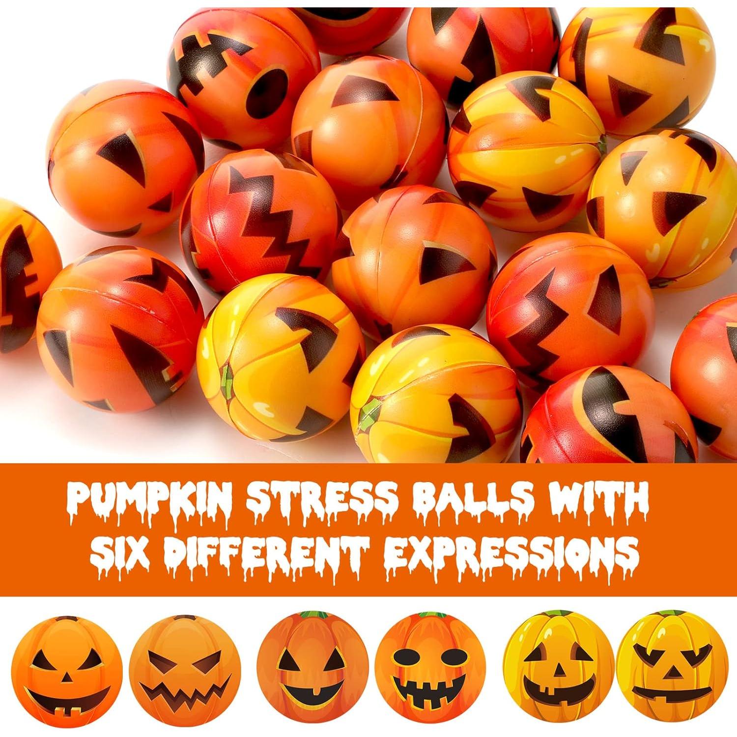Bolas de Estrés de Calabaza Halloween Cindeer 42 Pcs Alivio