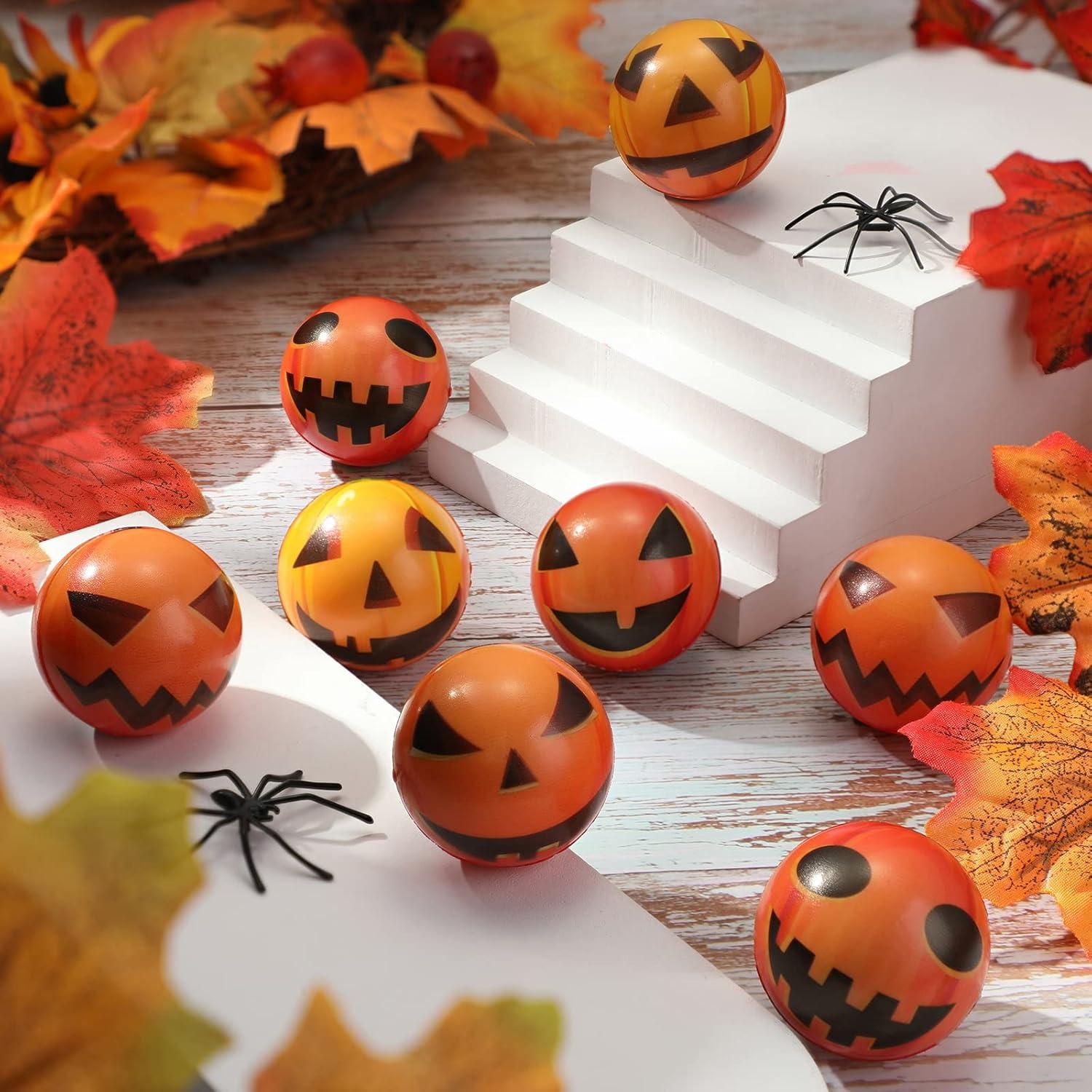 Bolas de Estrés de Calabaza Halloween Cindeer 42 Pcs Alivio