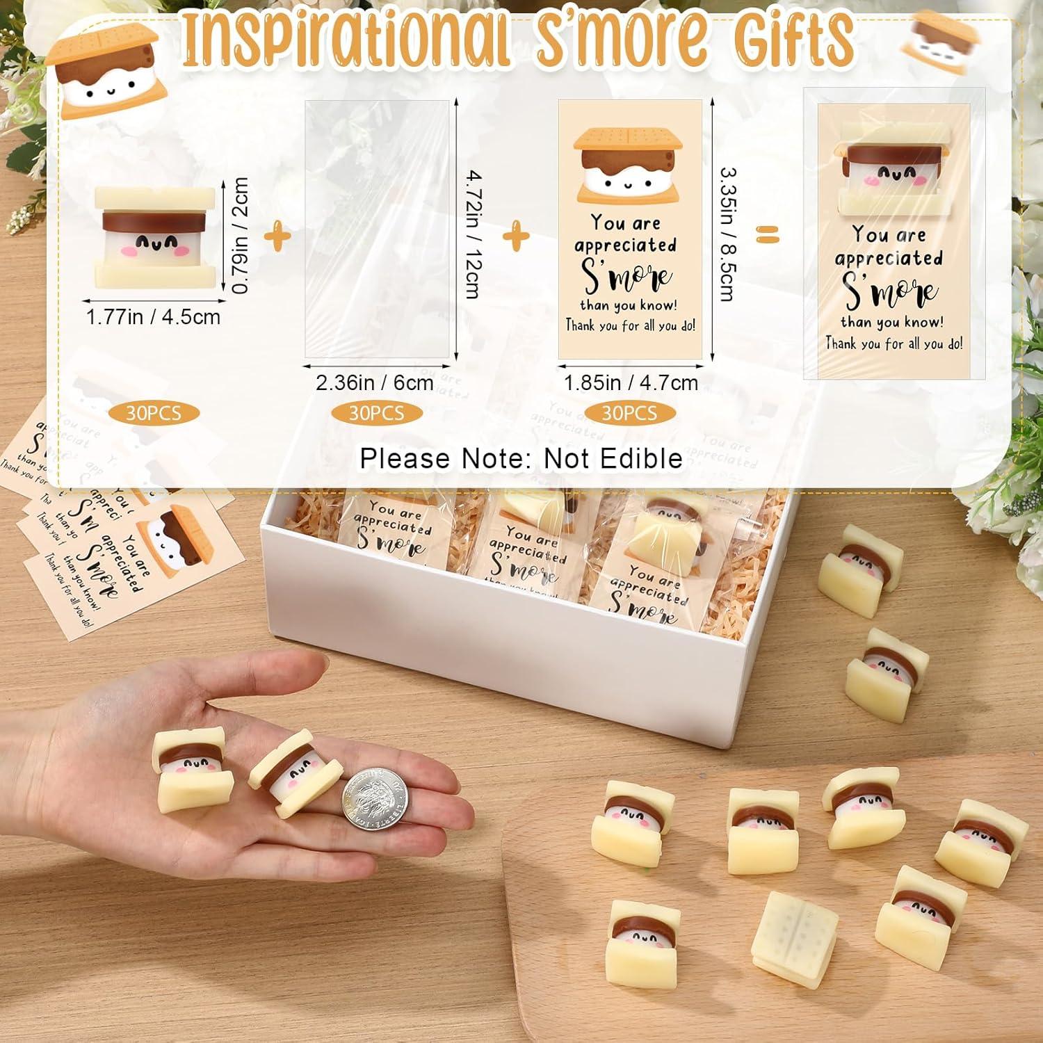 Conjunto de Regalo Emocional Wettarn - 30 Malvaviscos y Tarjetas