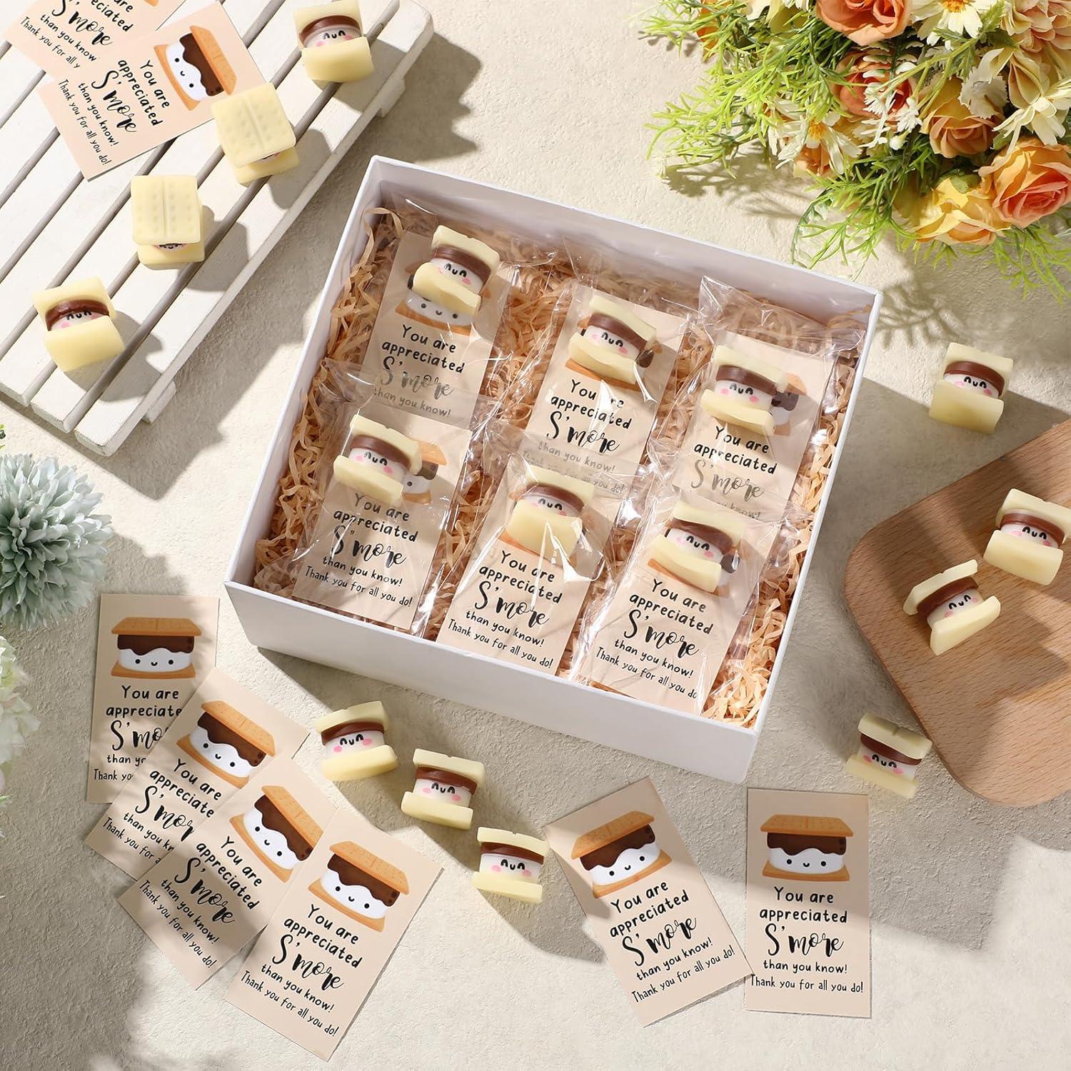 Conjunto de Regalo Emocional Wettarn - 30 Malvaviscos y Tarjetas