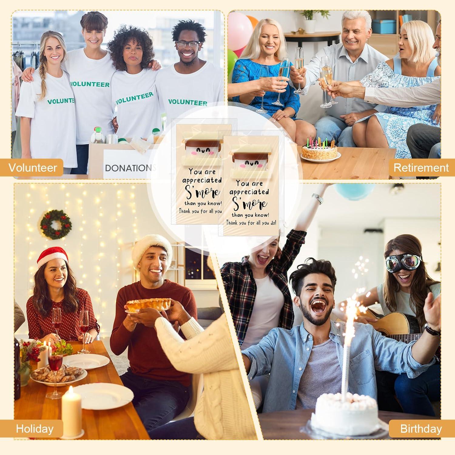 Conjunto de Regalo Emocional Wettarn - 30 Malvaviscos y Tarjetas