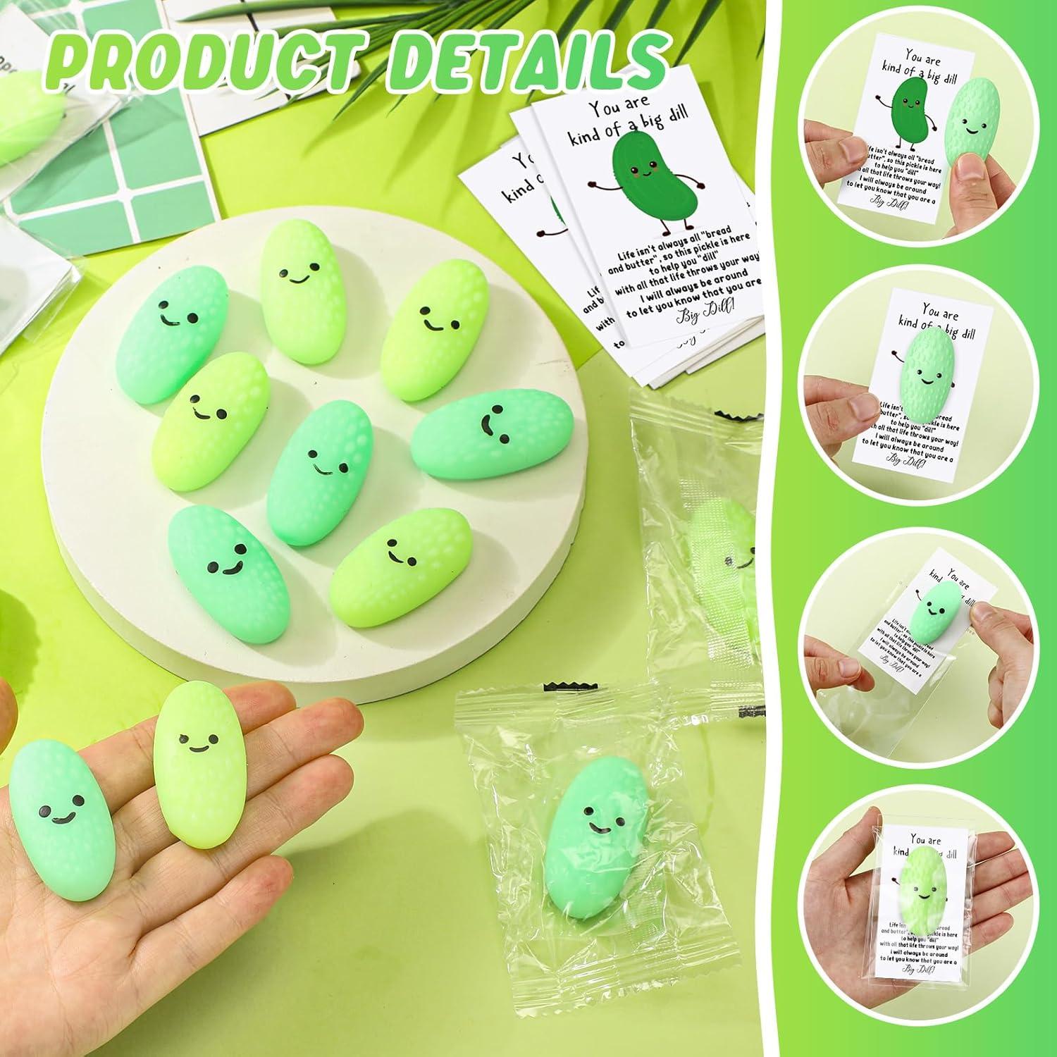 Set de 25 Pelotas Antiestrés Pepinillo HyDren con Marcadores