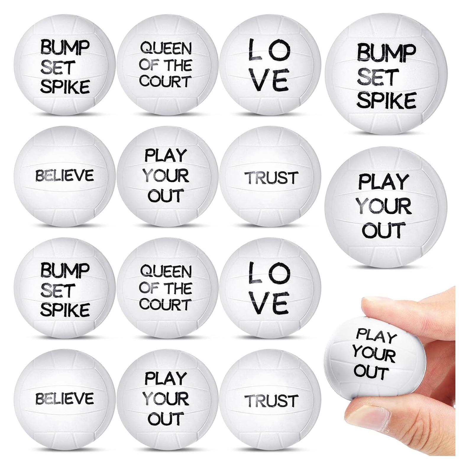 30 Mini Pelotas de Voleibol de Espuma Rtteri - Regalos y Decoración