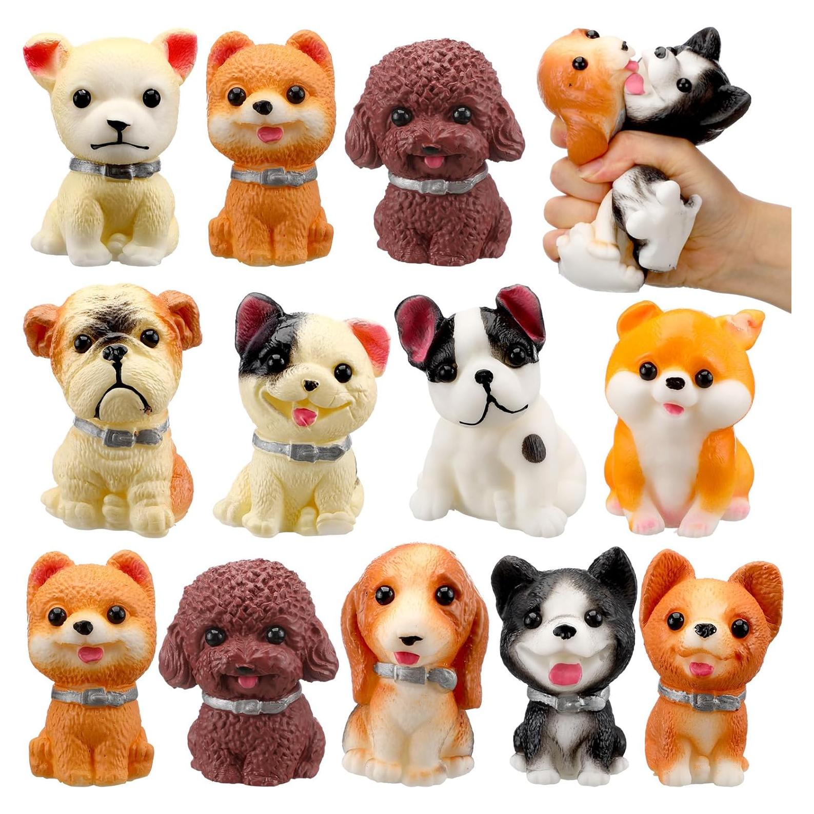 12 Pelotas de Estrés Perro Squeeze Blueweenly con Casas