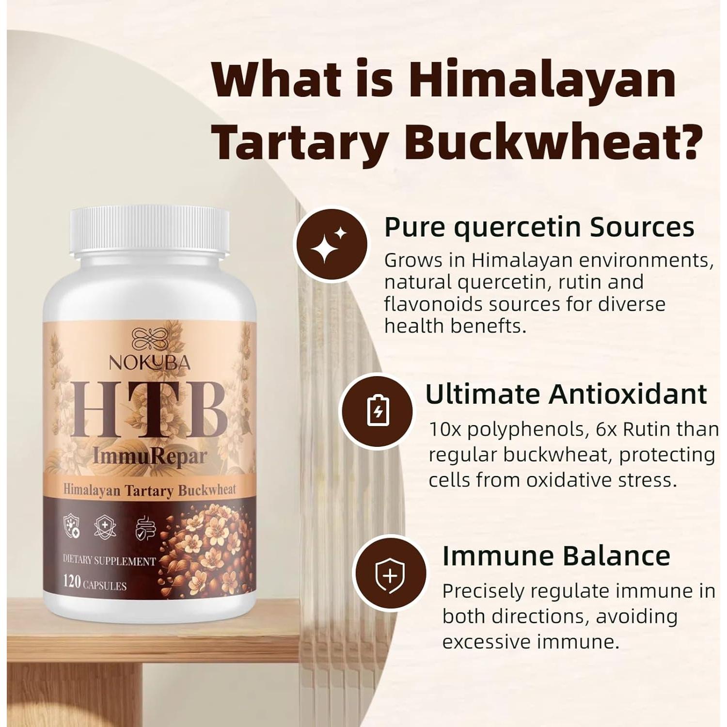 Suplemento Inmunológico Nokuba con Quercetina y Zinc - 120 Cápsulas