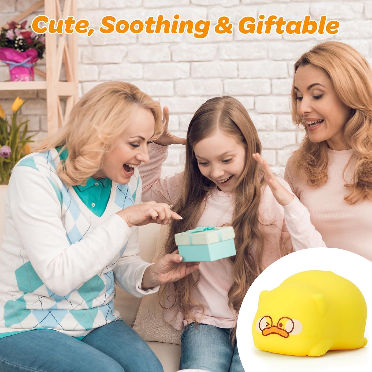 Pelota Antiestrés Pato Ptdumyjua 7.5x7x5cm Alivio Estrés