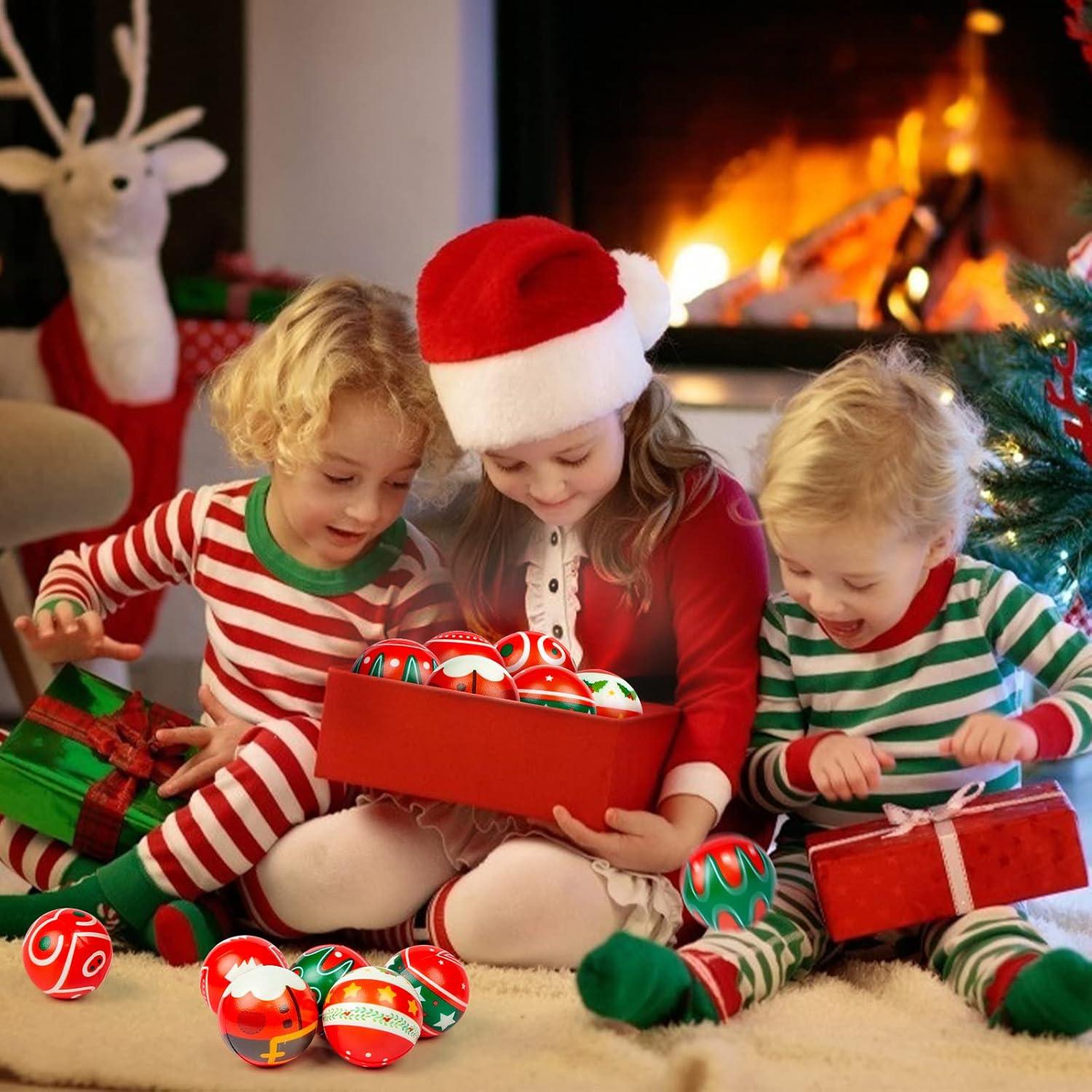 20 Pelotas Antiestrés Navidad LOVESTOWN 6.35 cm Alivio Estrés