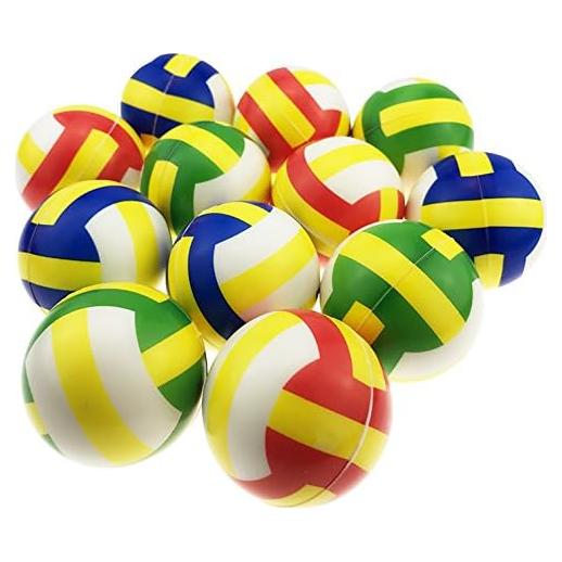 Pelotas de Estrés Mini Deportivas Akusety Voleibol - 12 Unidades