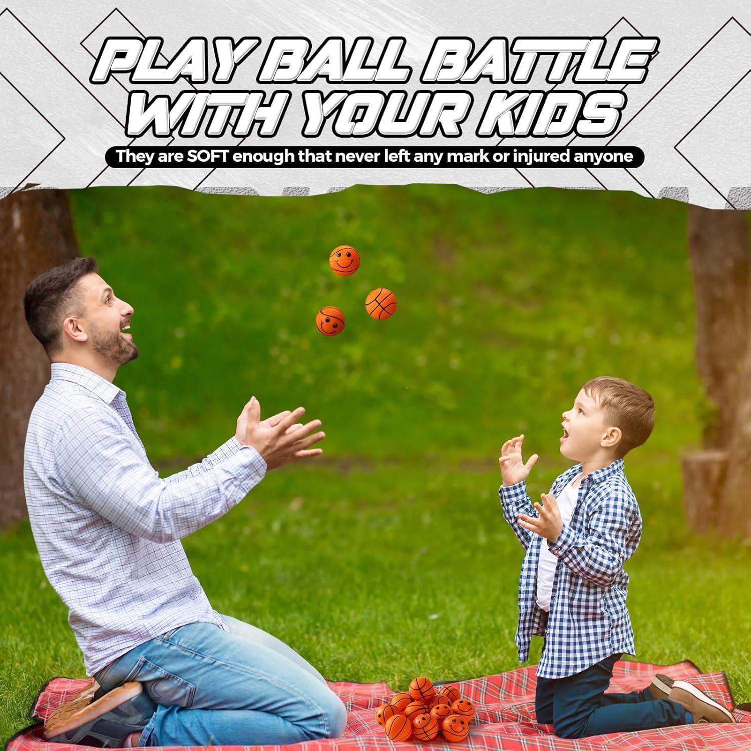 12 Pelotas de Estrés de Espuma Baloncesto Arrowbash 4 cm