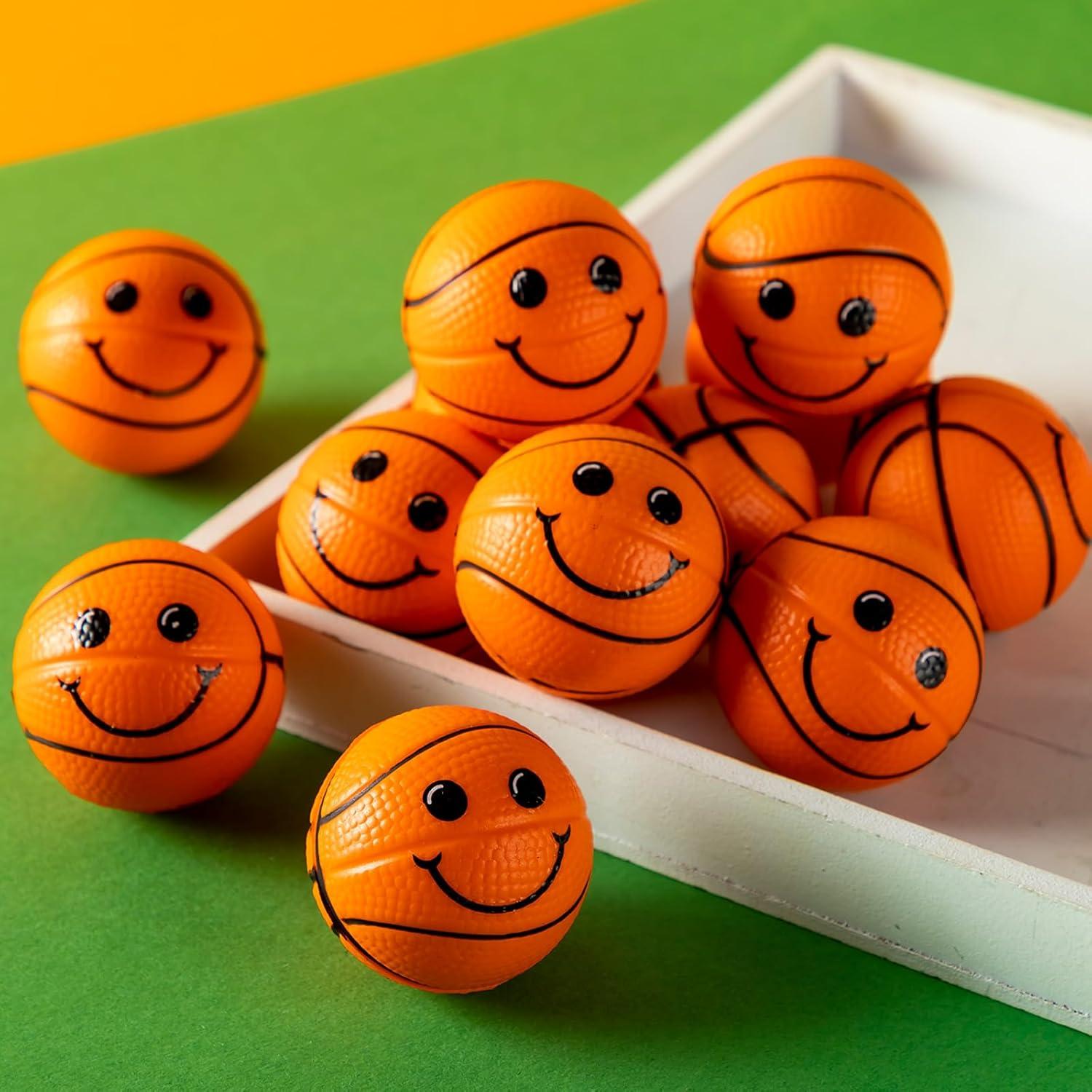 12 Pelotas de Estrés de Espuma Baloncesto Arrowbash 4 cm