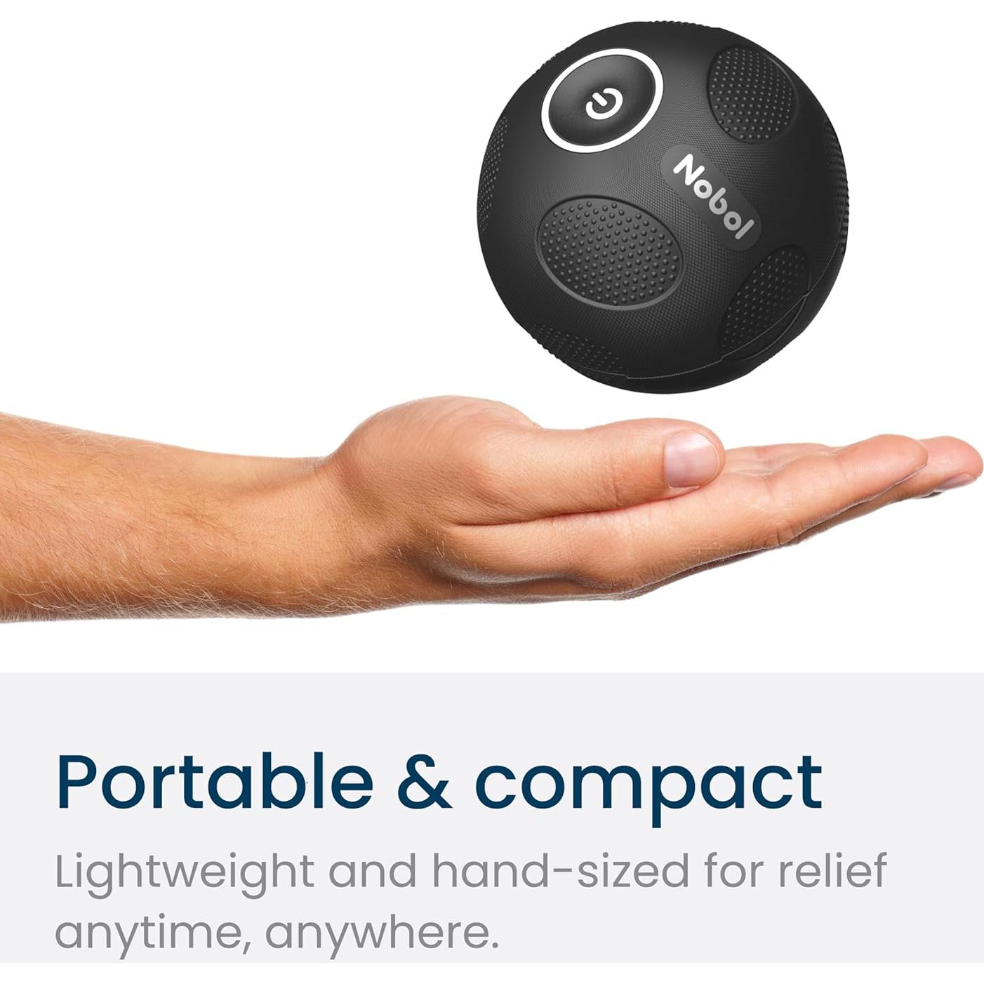 Bola de Masaje Vibrante Nobol MyoSphere - Alivio Muscular 0.71kg