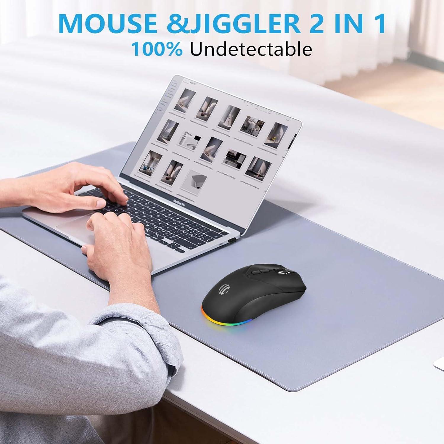 Ratón Inalámbrico Recargable AooKoNi BT 5.2 1600DPI Negro