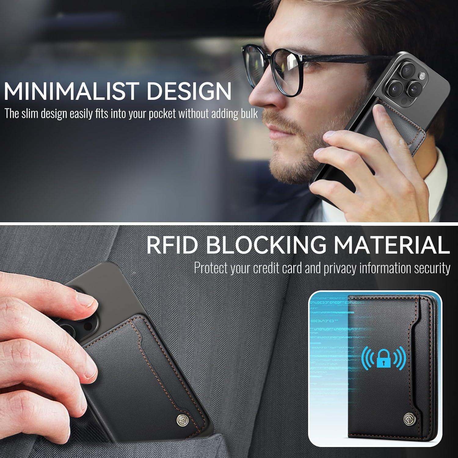 Cartera Magnética Vinich para iPhone 12-17 con Bloqueo RFID