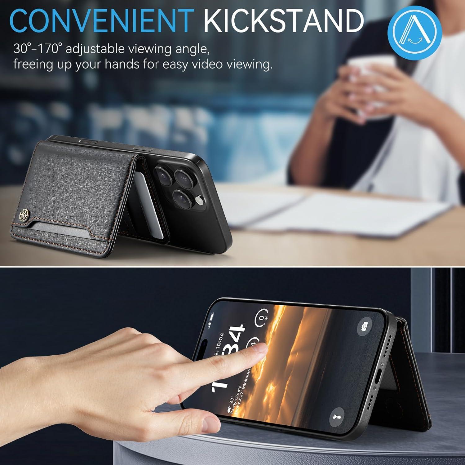 Cartera Magnética Vinich para iPhone 12-17 con Bloqueo RFID