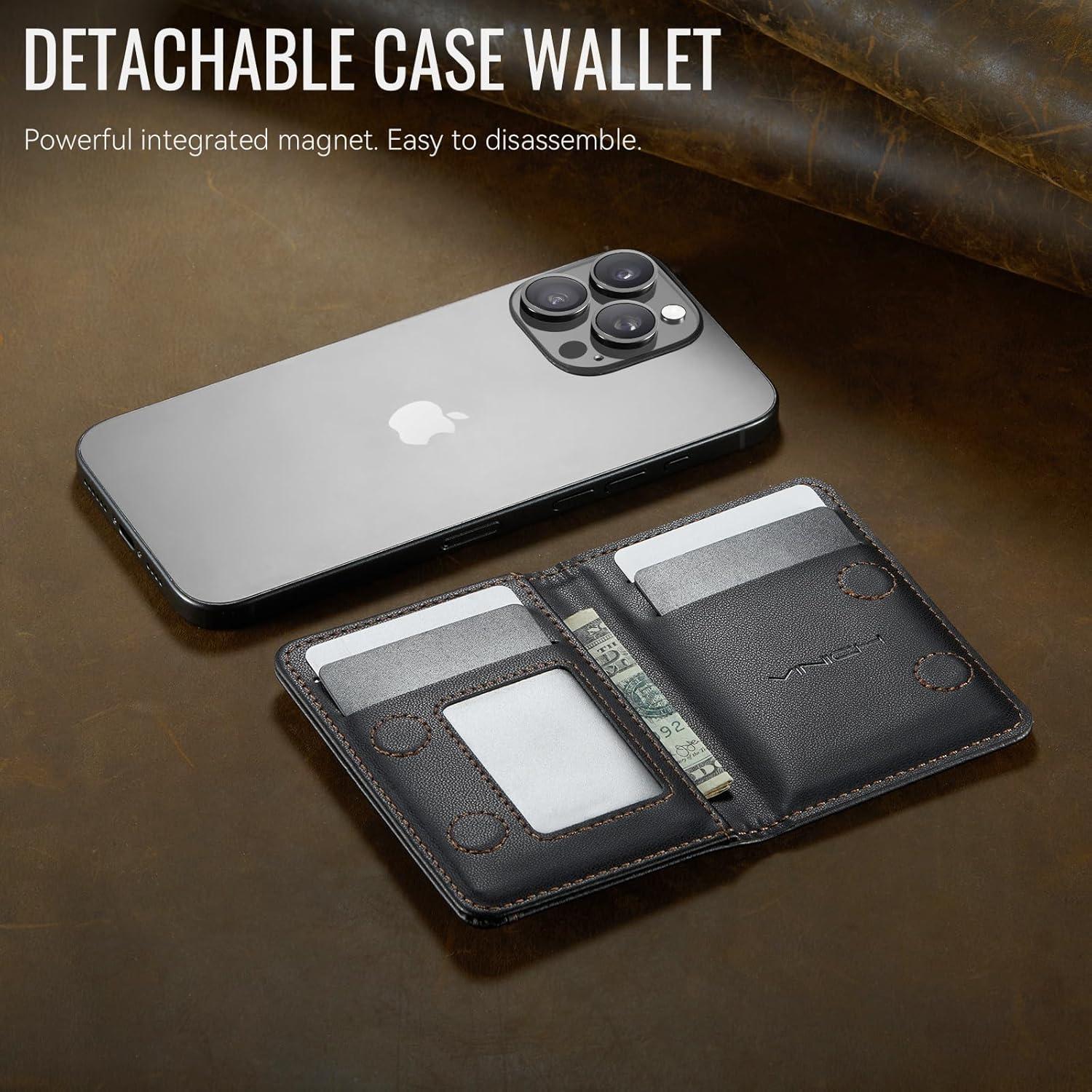 Cartera Magnética Vinich para iPhone 12-17 con Bloqueo RFID