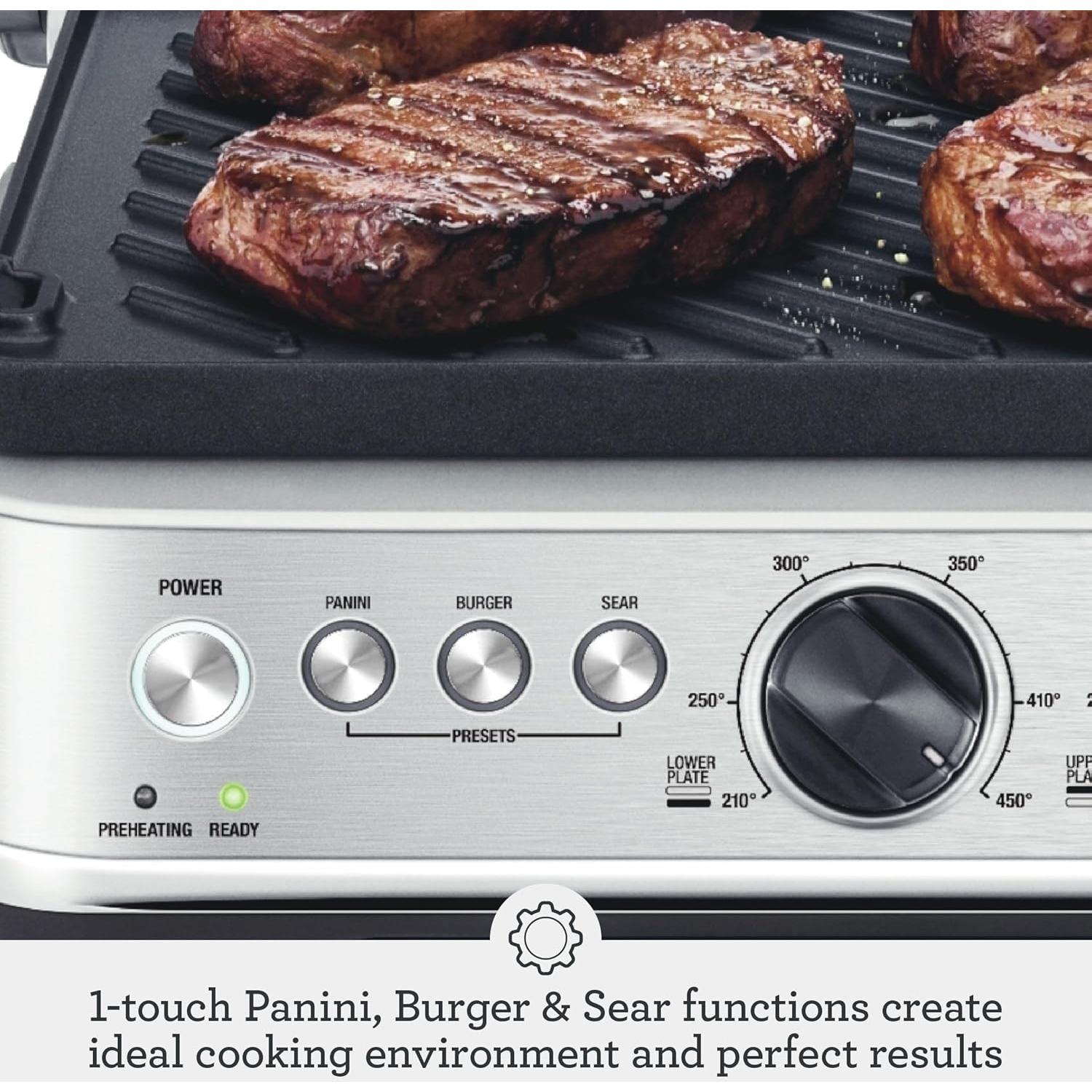 Grill de Sellado y Presión Breville BGR700BSS Acero Inoxidable