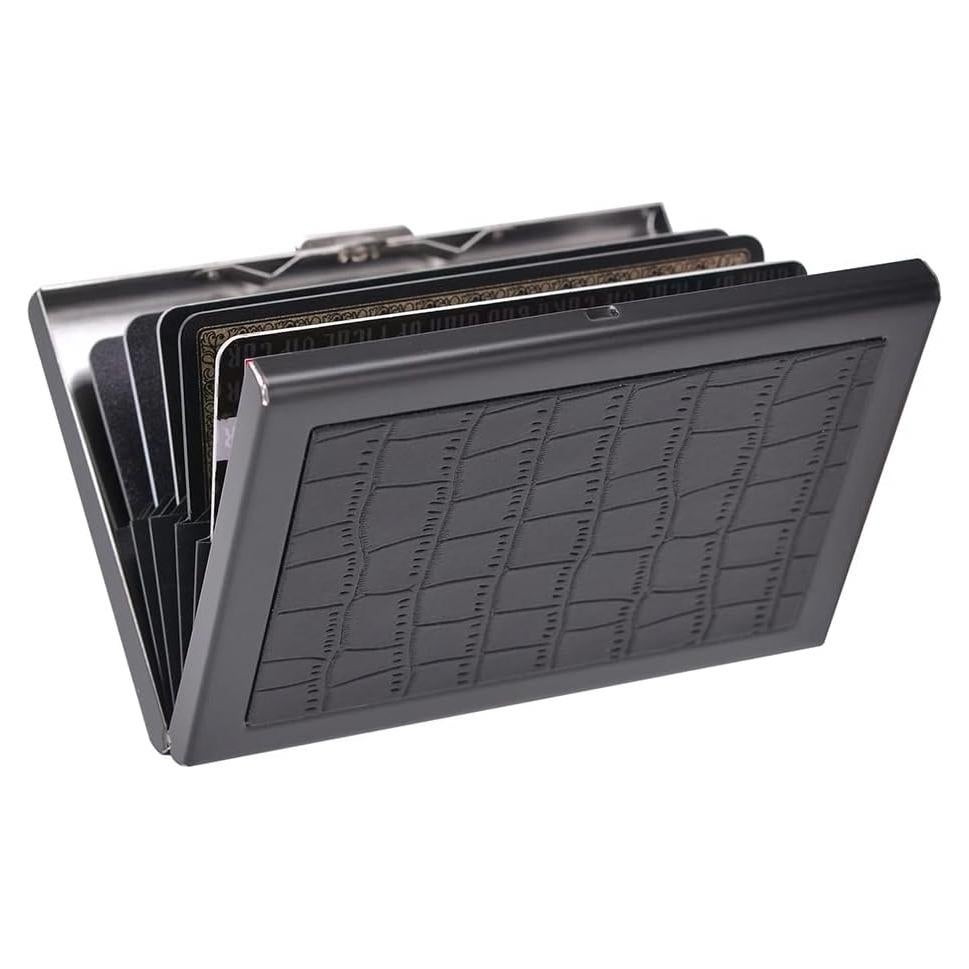 Cartera de Metal RFID EASTNIGHTS para Tarjetas - Mini Negro