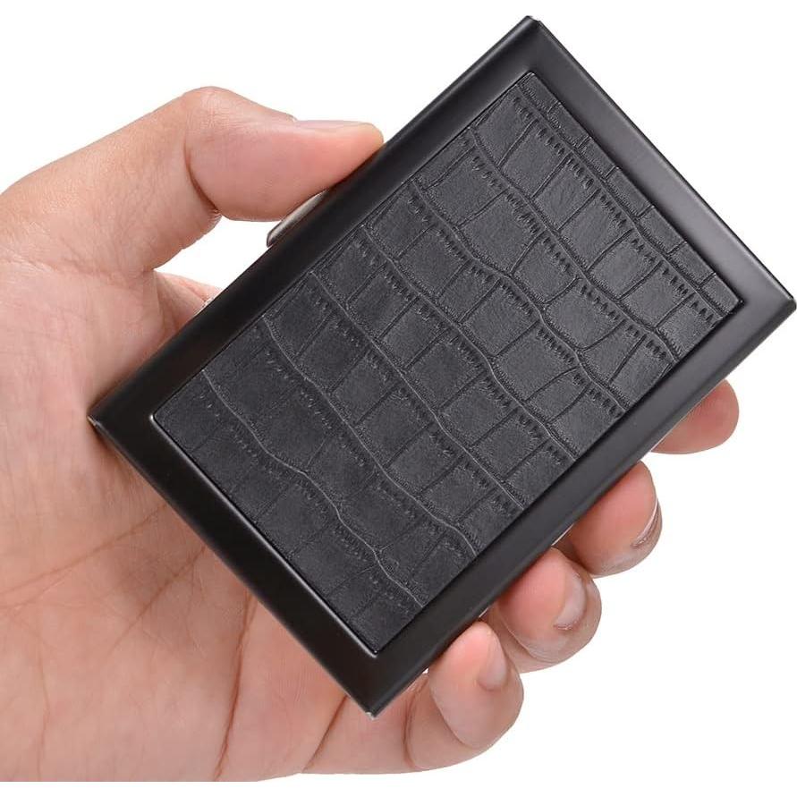 Cartera de Metal RFID EASTNIGHTS para Tarjetas - Mini Negro