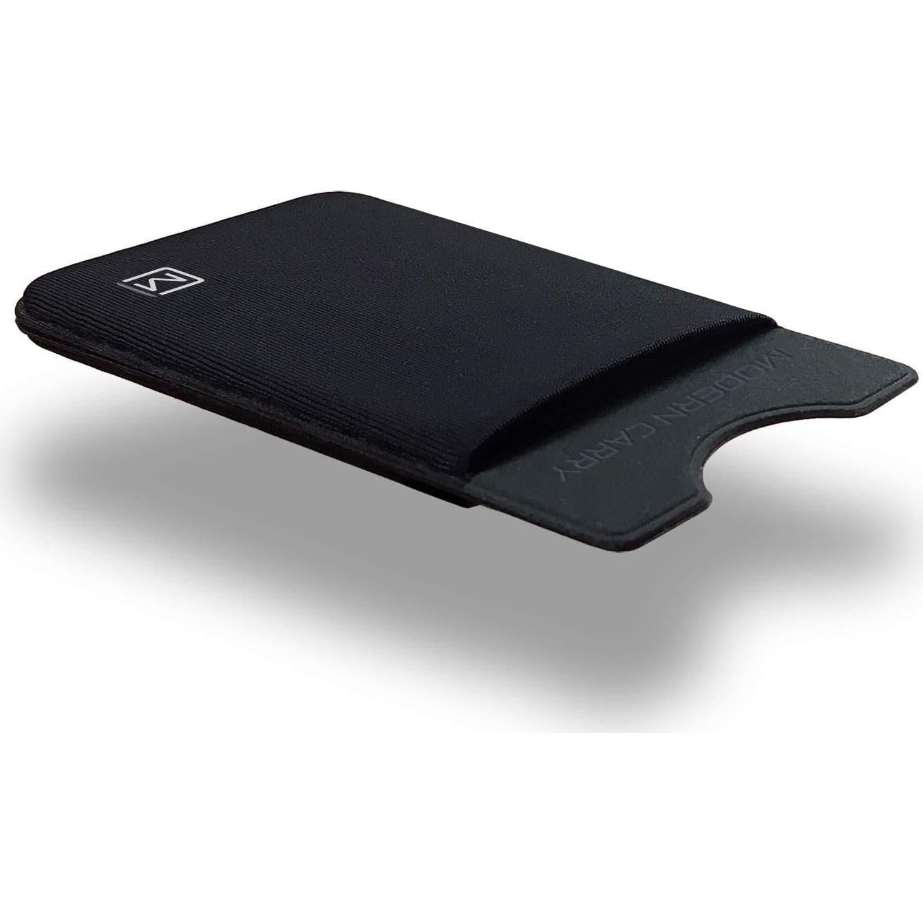 Cartera Minimalista Ultra Delgada Modern Carry Negra 2 Ranuras