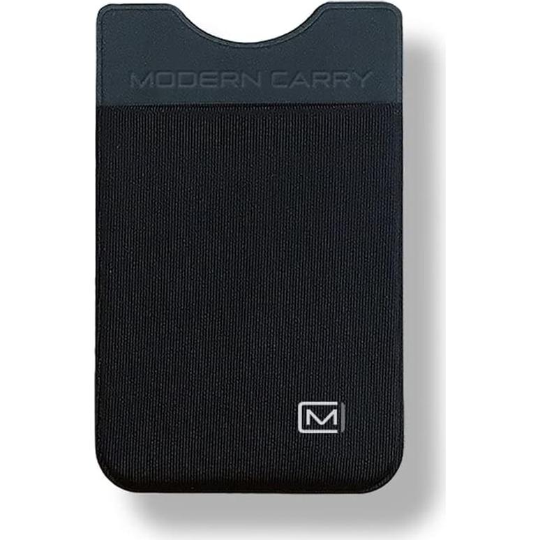 Cartera Minimalista Ultra Delgada Modern Carry Negra 2 Ranuras