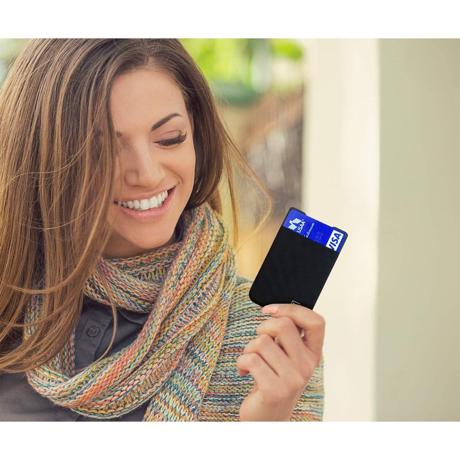 Cartera Minimalista Ultra Delgada Modern Carry Negra 2 Ranuras