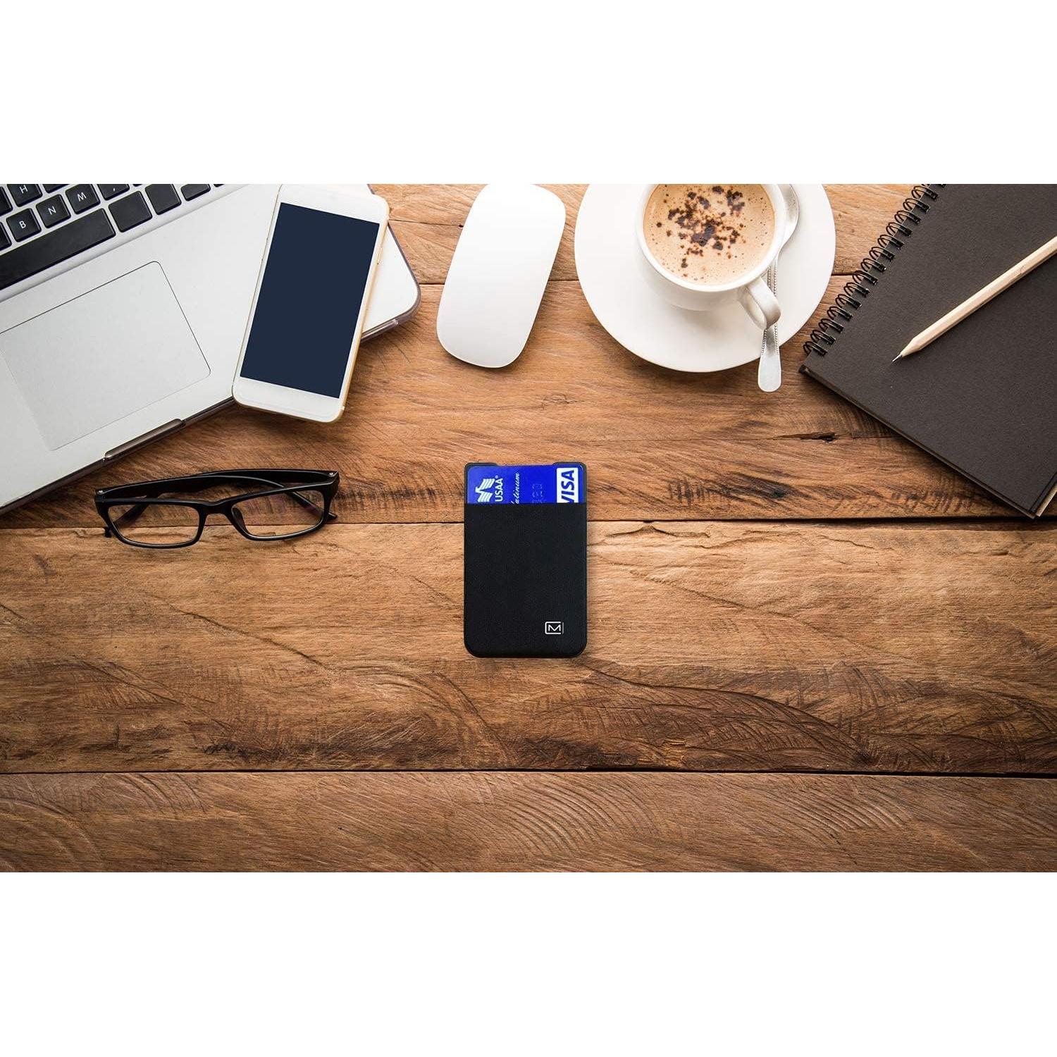 Cartera Minimalista Ultra Delgada Modern Carry Negra 2 Ranuras