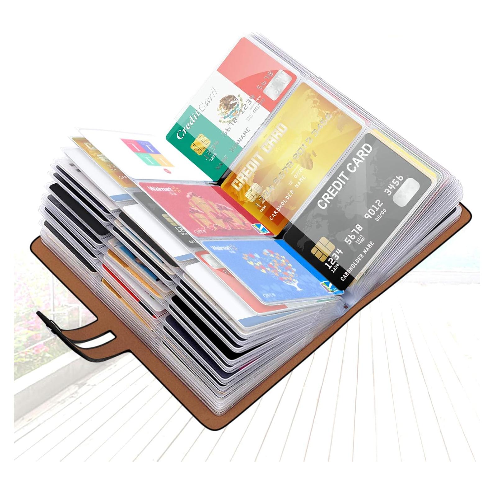 Organizador de Tarjetas de Crédito Padike 96 Ranuras RFID Negro