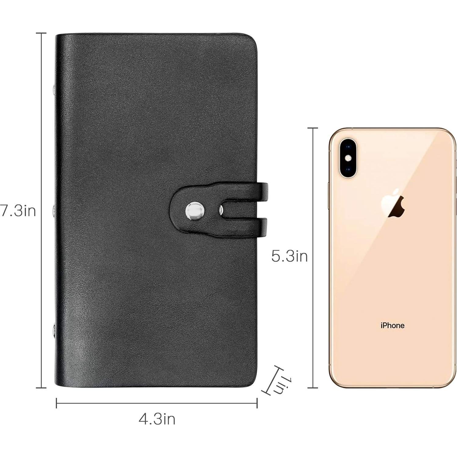 Organizador de Tarjetas de Crédito Padike 96 Ranuras RFID Negro