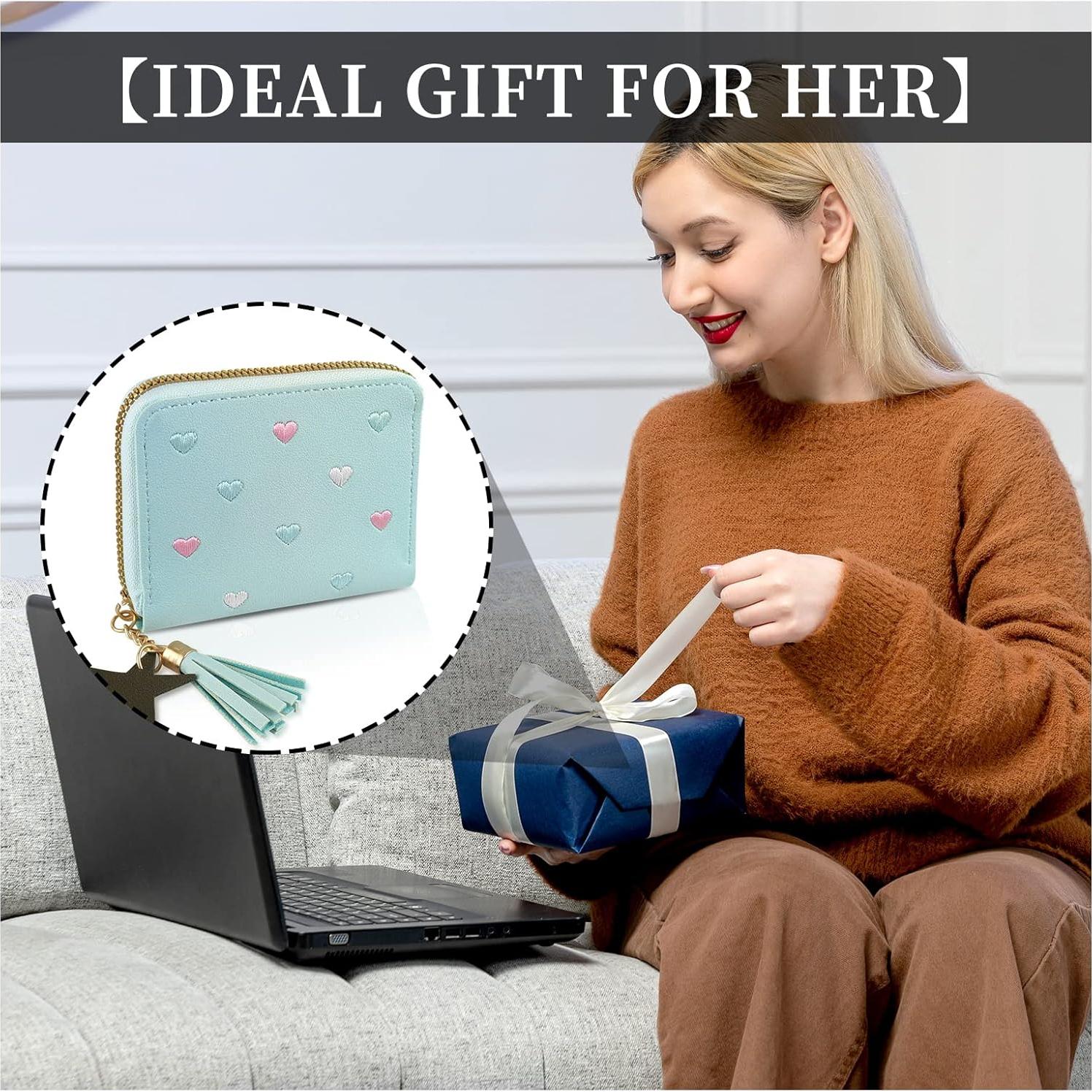 Cartera de PU para Mujeres WisePoint, Mini con Cremallera y Ranuras