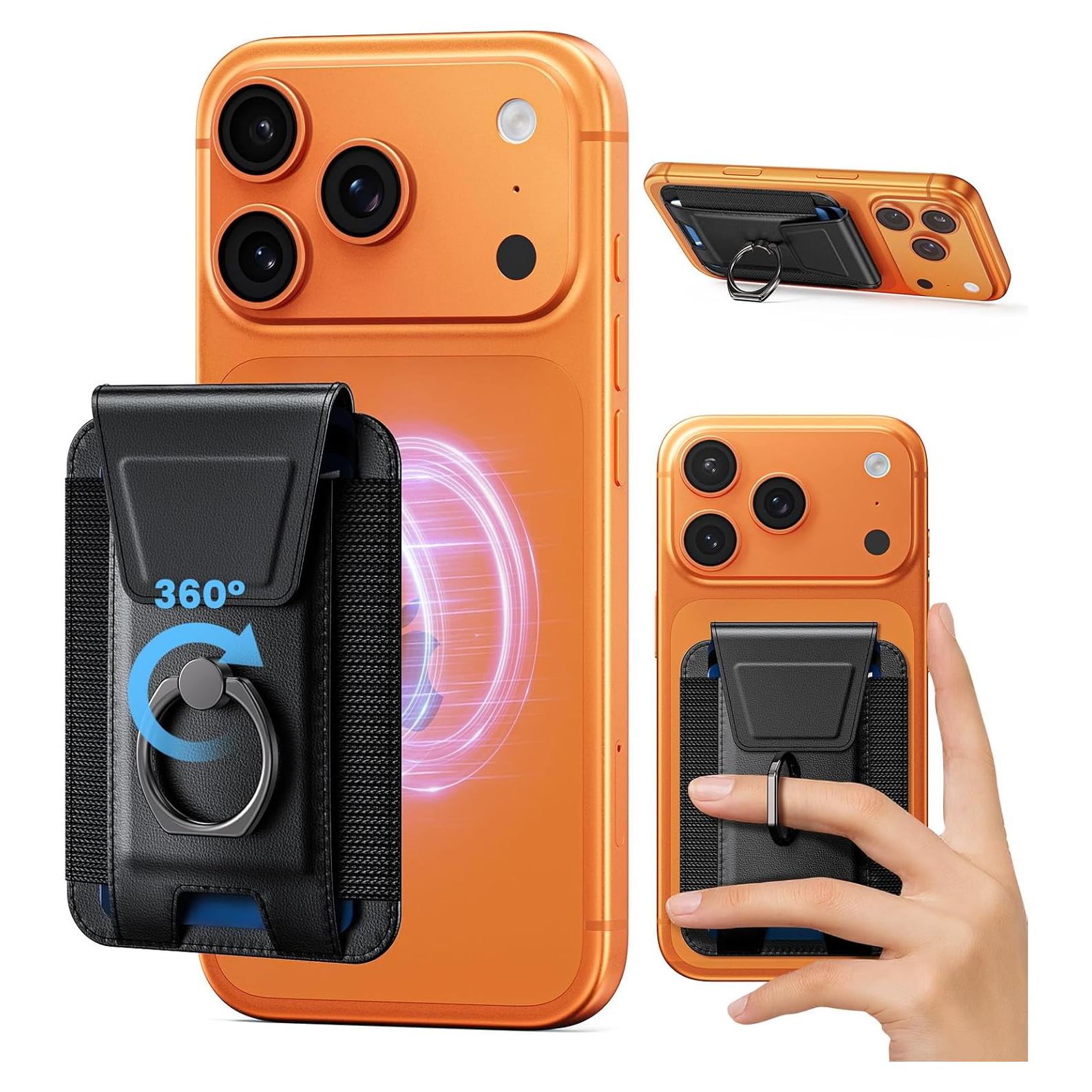 Cartera Mag-Safe Wofan para iPhone 12-17, 6 Tarjetas, RFID