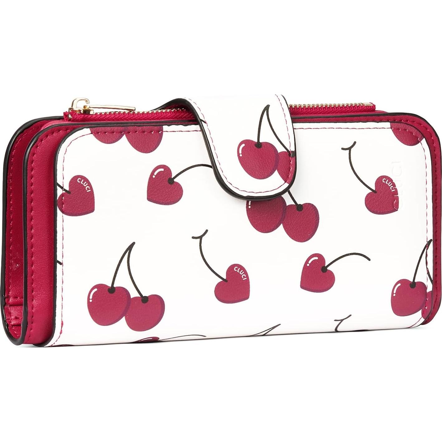 Billetera CLUCI para Mujeres de Cuero Sintético con Bloqueo RFID