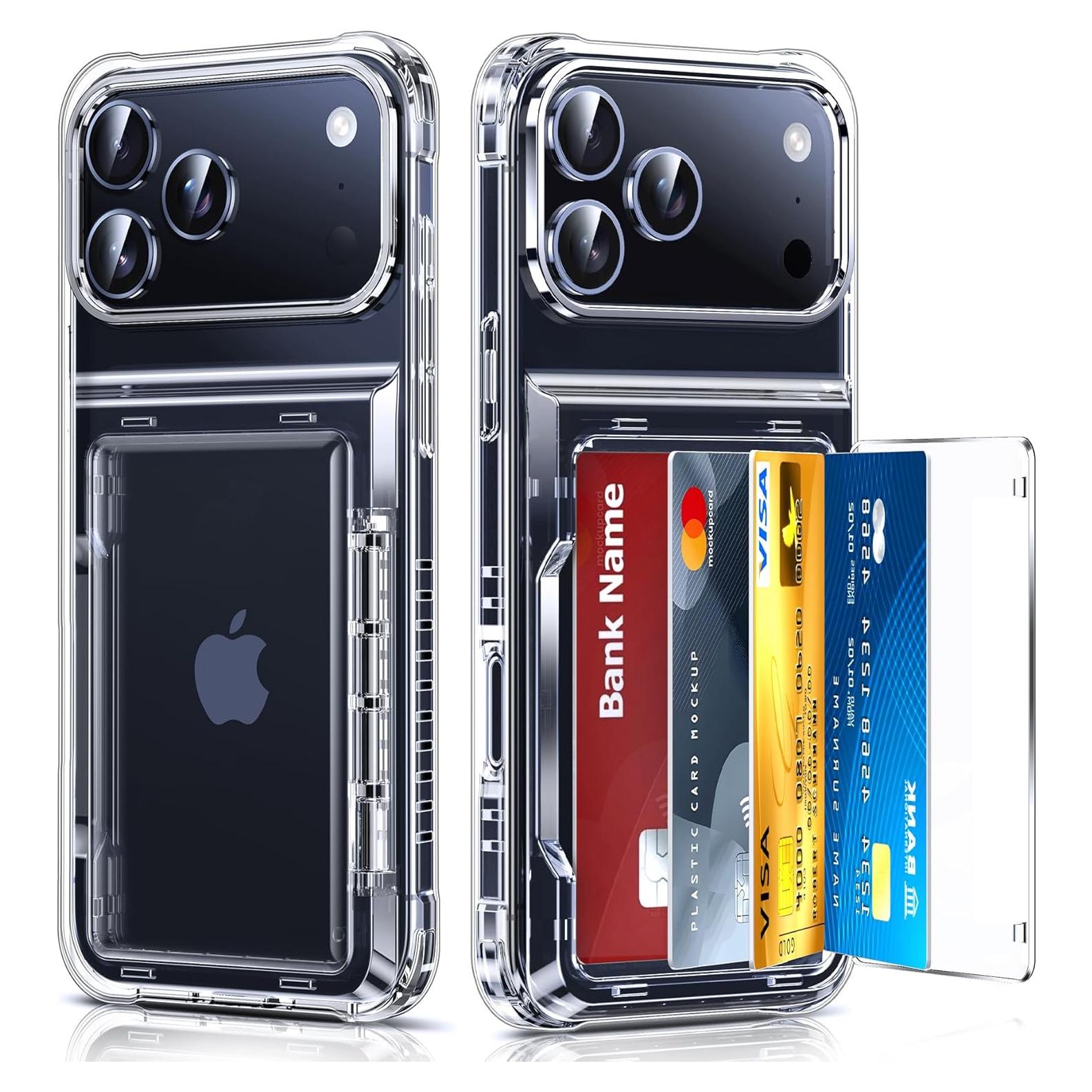 Funda Transparente LeYi para iPhone 17 Pro Max con Soporte
