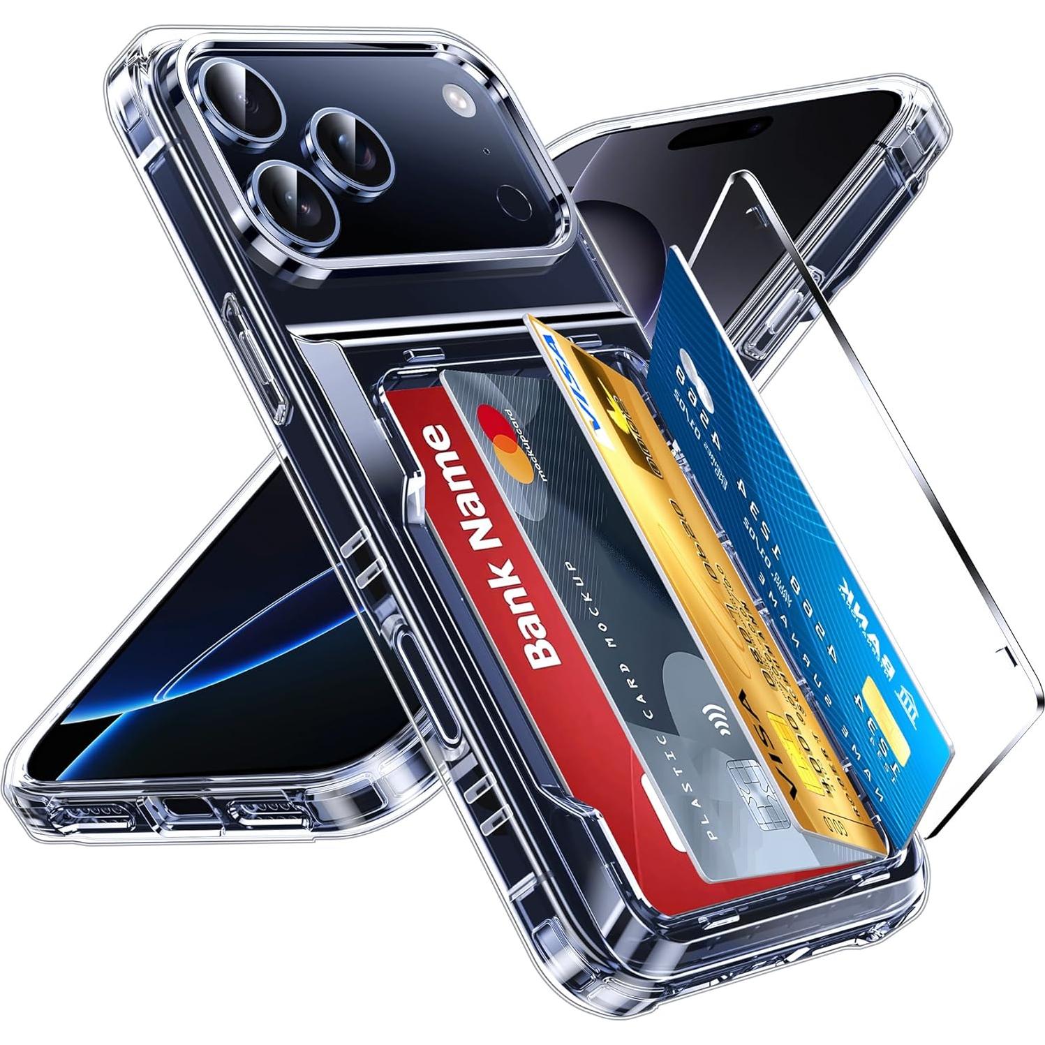 Funda Transparente LeYi para iPhone 17 Pro Max con Soporte