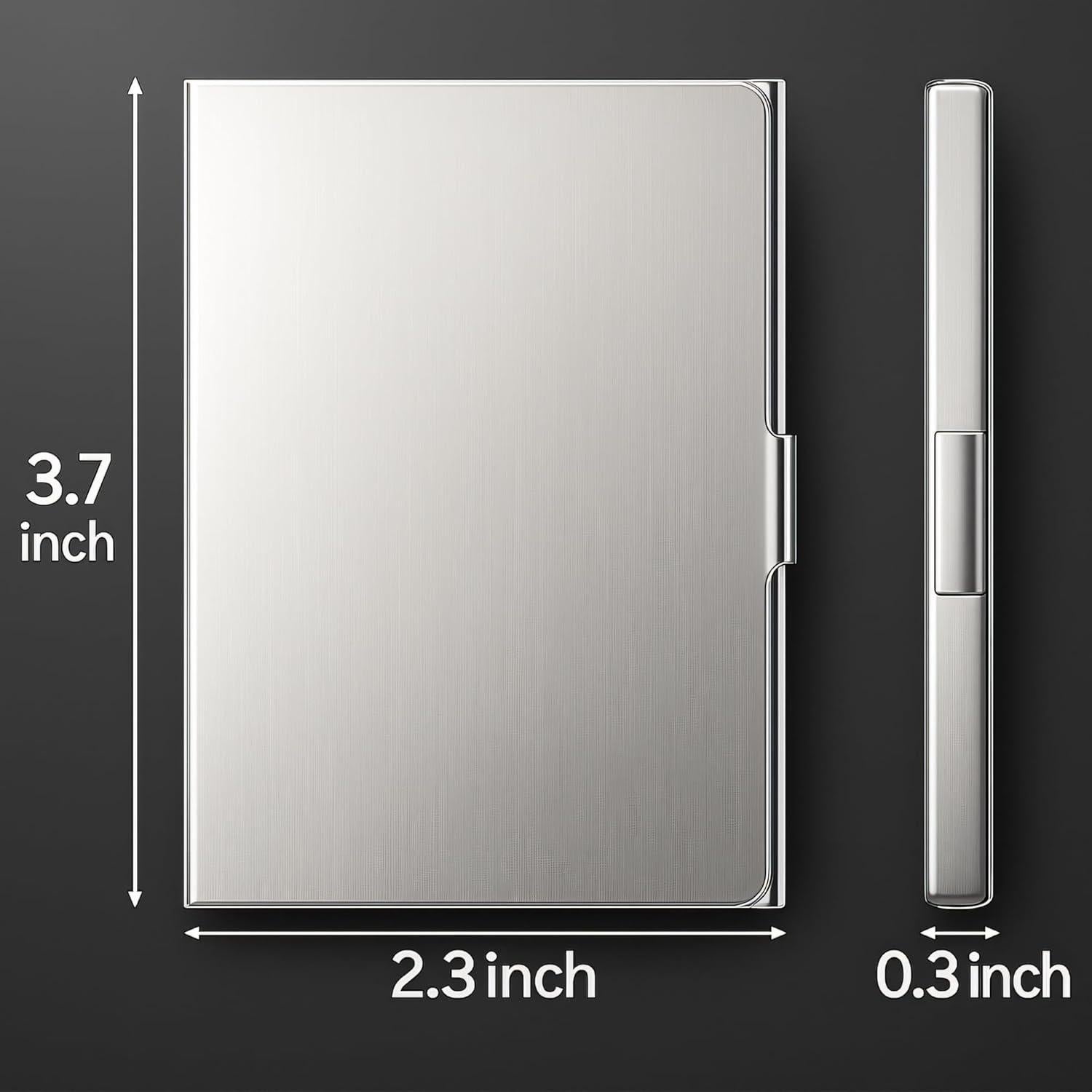 Soporte para Tarjetas de Visita SunplusTrade Acero Inoxidable 18 Tarjetas