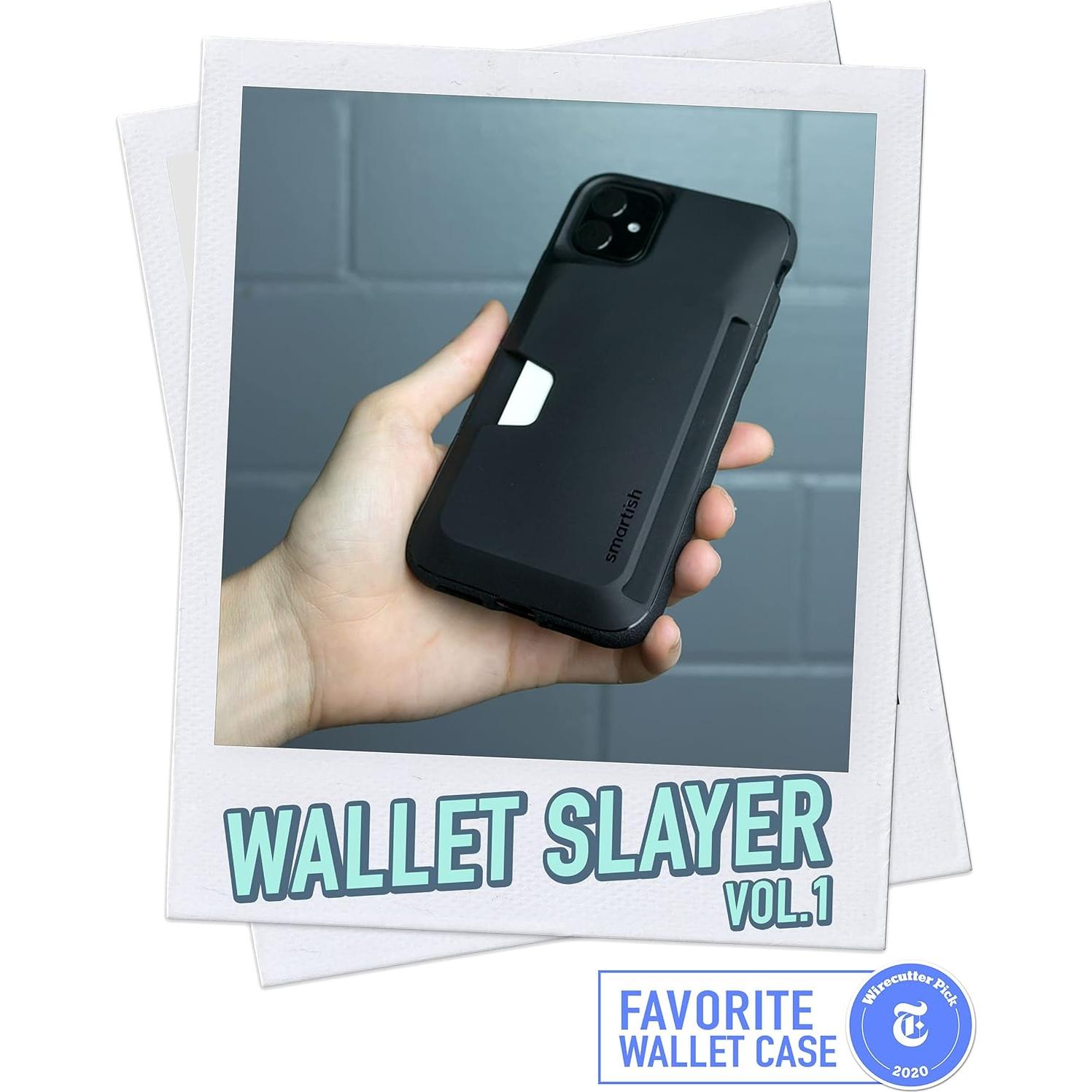 Funda Smartish Asesino de Cartera para iPhone 11 - Negra