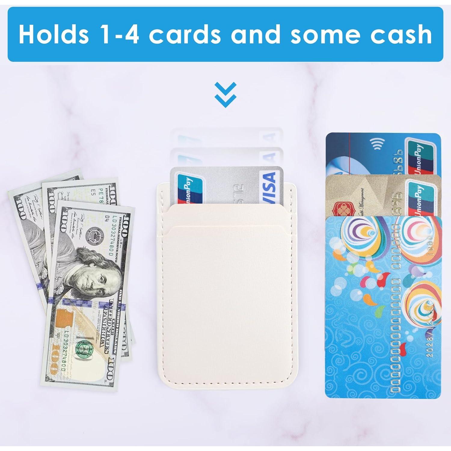 Billetera adhesiva para teléfono Fulgamo - 3 colores, doble bolsillo