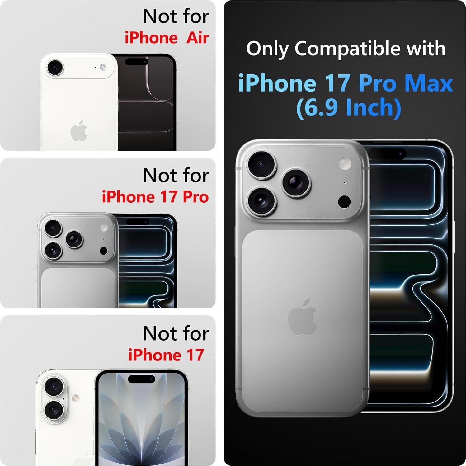 Funda Vofolen para iPhone 17 Pro Max con Cartera y Soporte