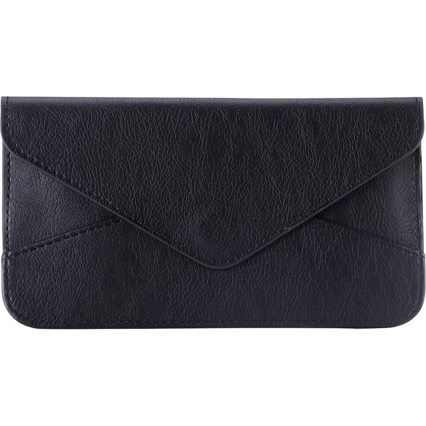 Cartera de Cuero Vegano XeYOU para Mujeres - Multifuncional Negra