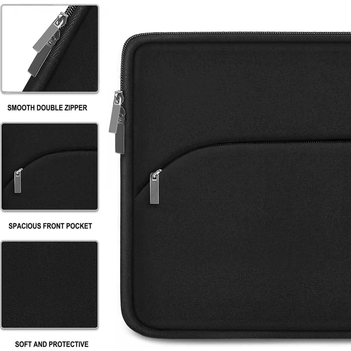 Funda para Laptop 14" MKLCCP Negra Slim con Bolsillo