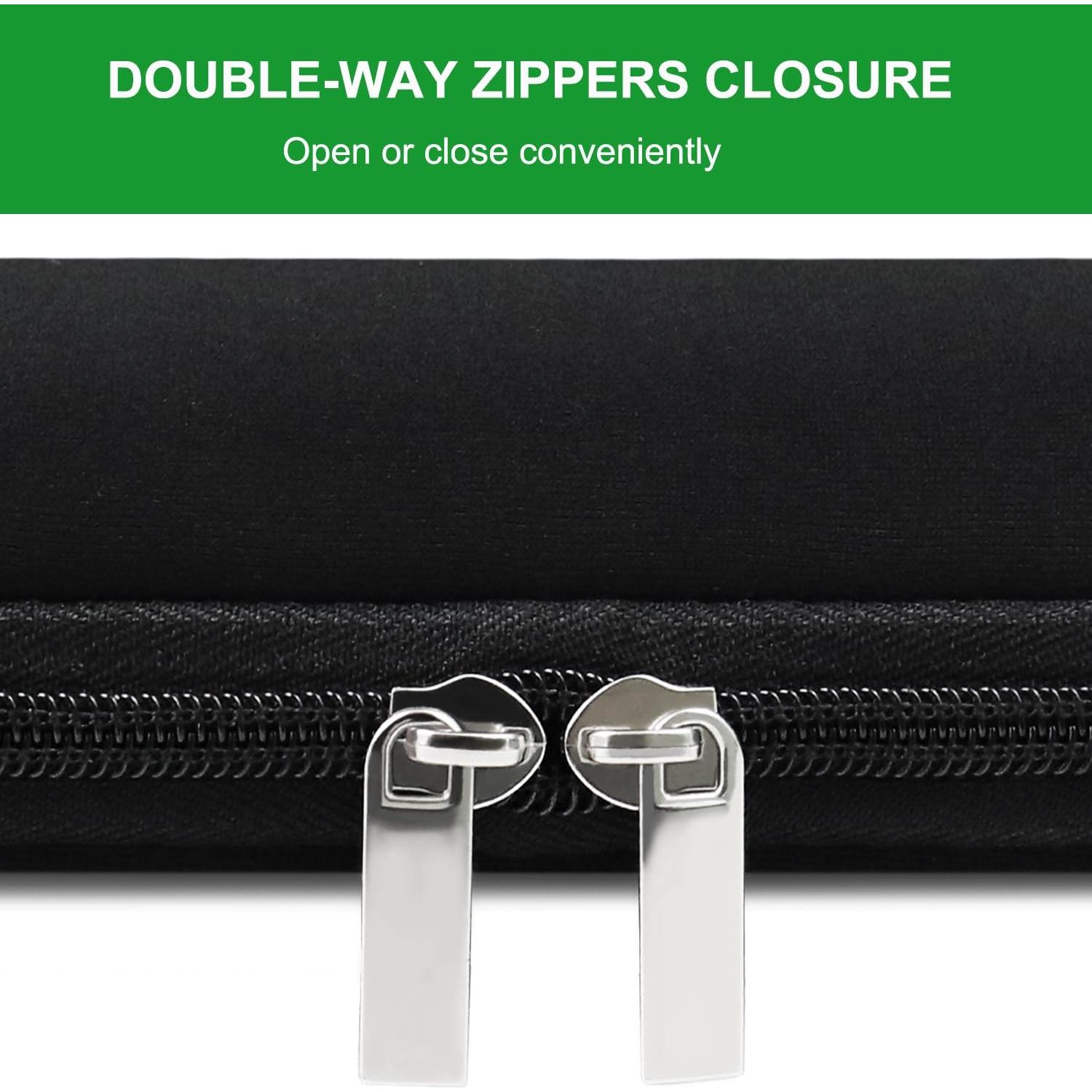 Funda para Laptop 15.6" DRIEAGHARJ Negra, Acolchada y Ligera