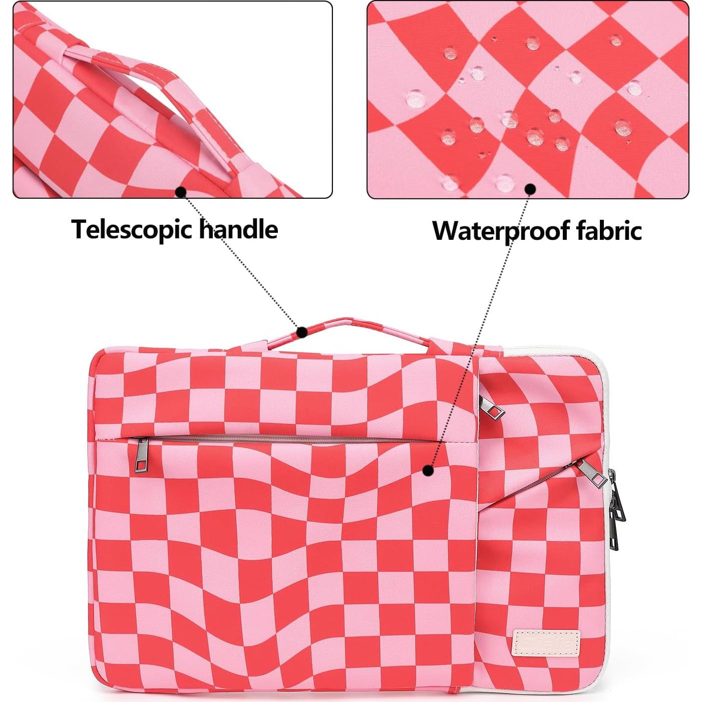 Funda Protectora EZrelia 360 para Laptop 35.56 cm Rosa