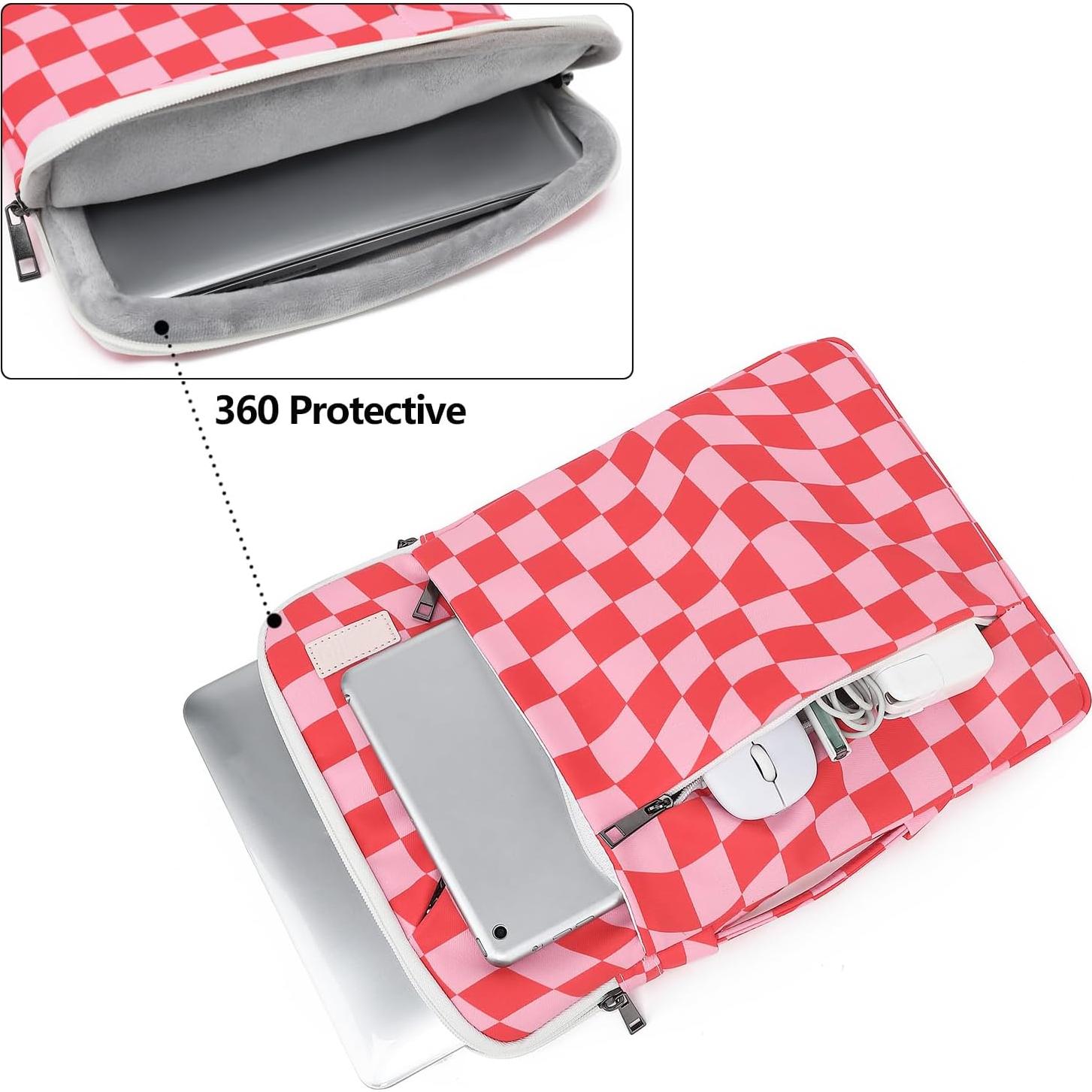 Funda Protectora EZrelia 360 para Laptop 35.56 cm Rosa