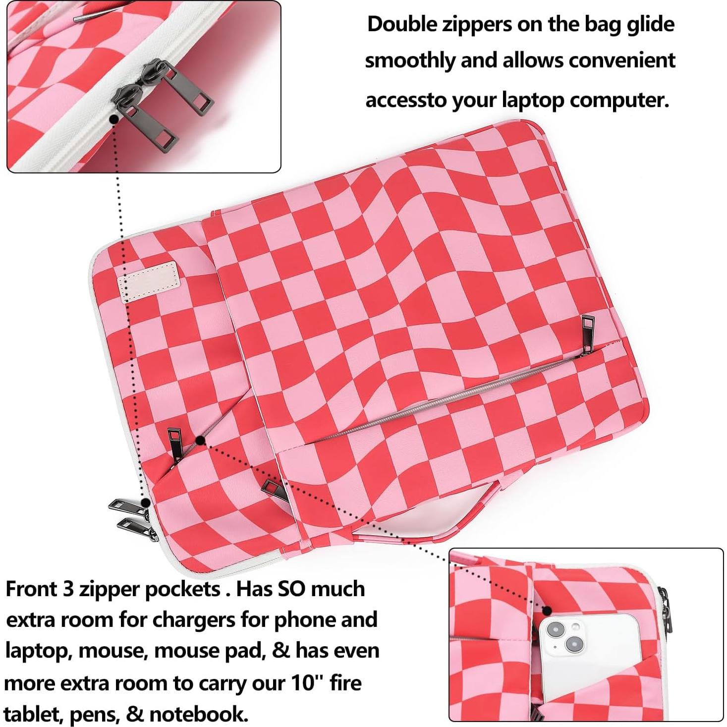 Funda Protectora EZrelia 360 para Laptop 35.56 cm Rosa