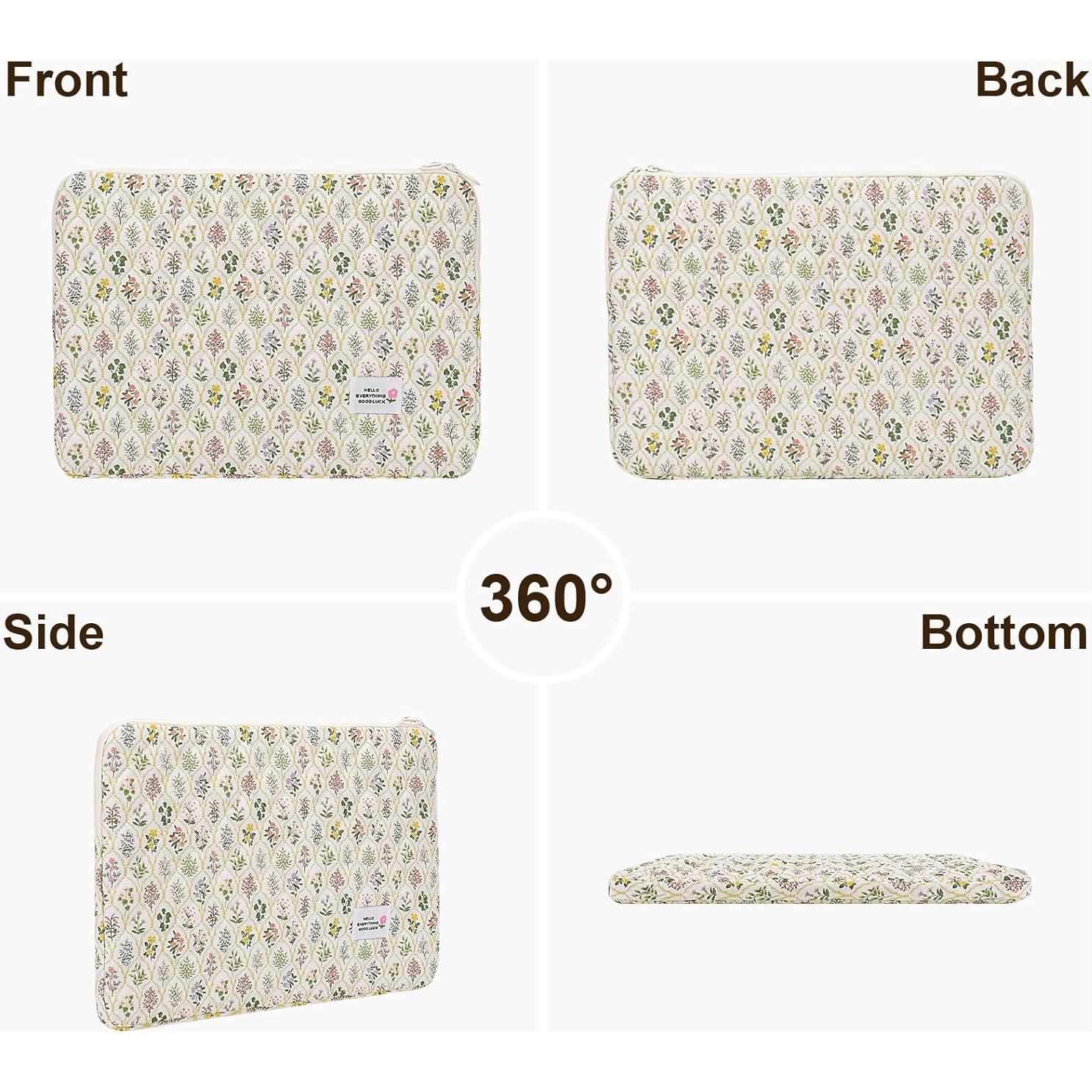 Funda de Laptop HICARRY 14" Acolchada Floral Estilo A